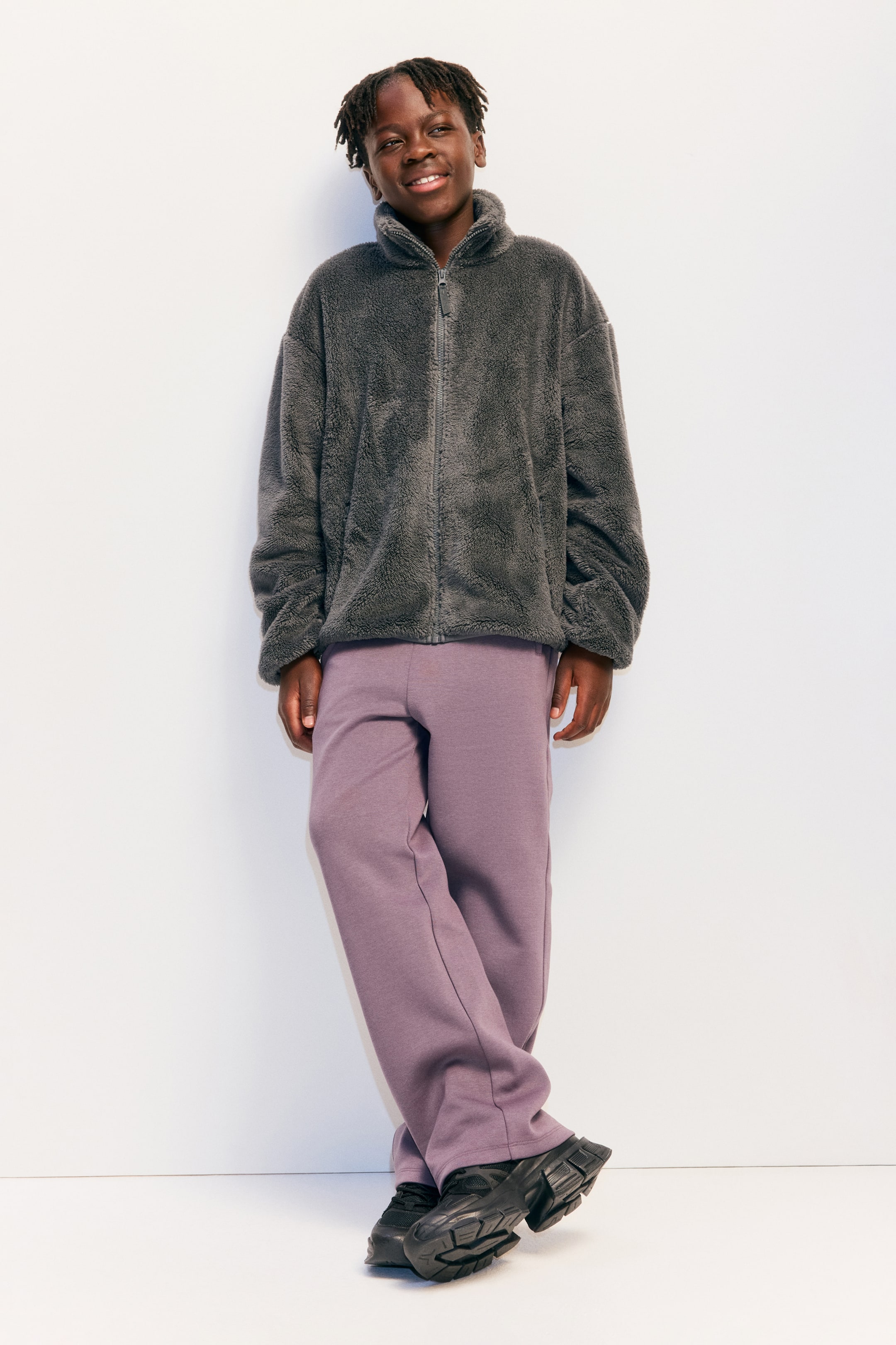 Ampliar la imagen: Joggers deportivos con DryMove™ - Morado - Kids | H&M MX 1