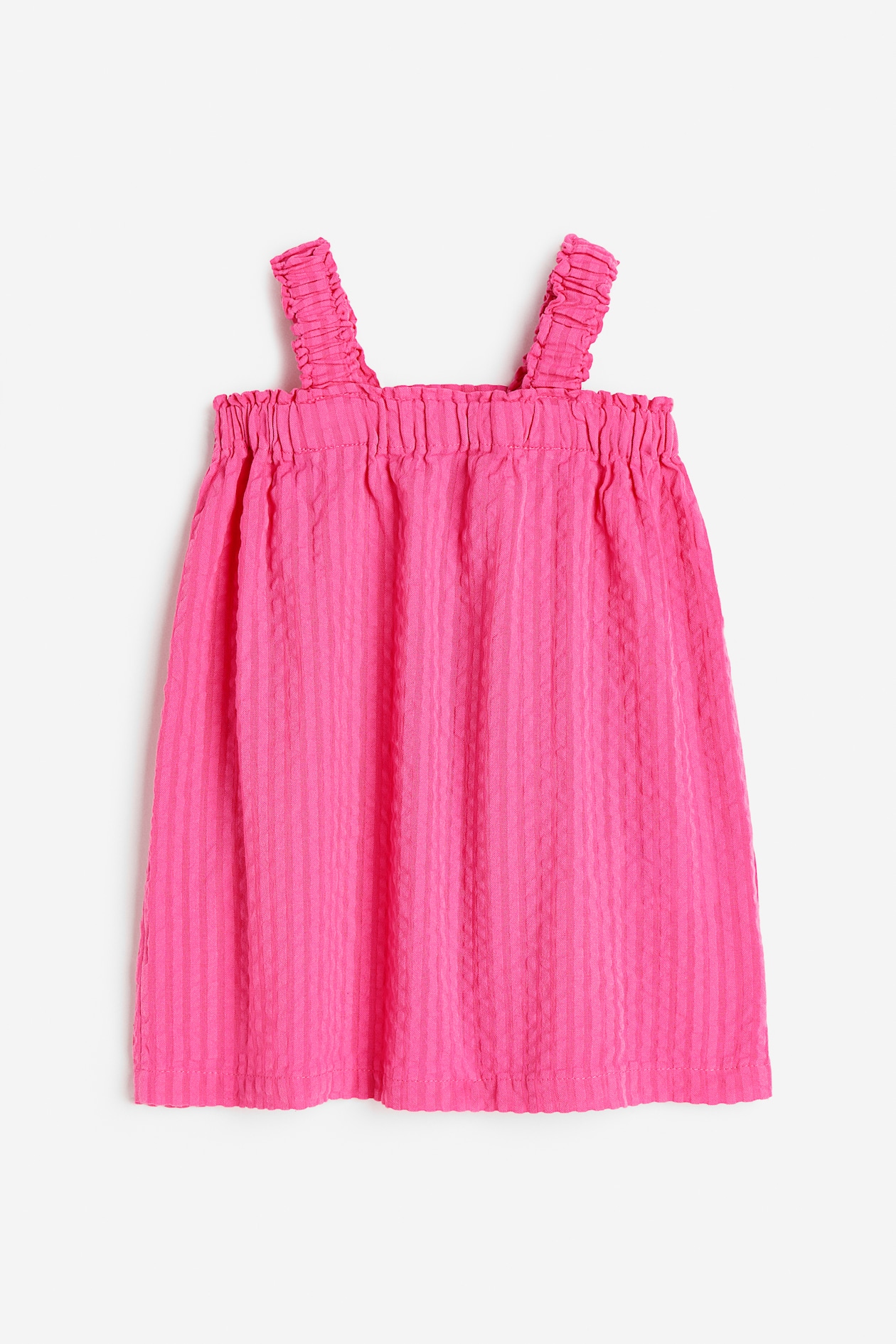 Cotton Dress - Square Neckline - Sleeveless - Pink - Kids | H&M US