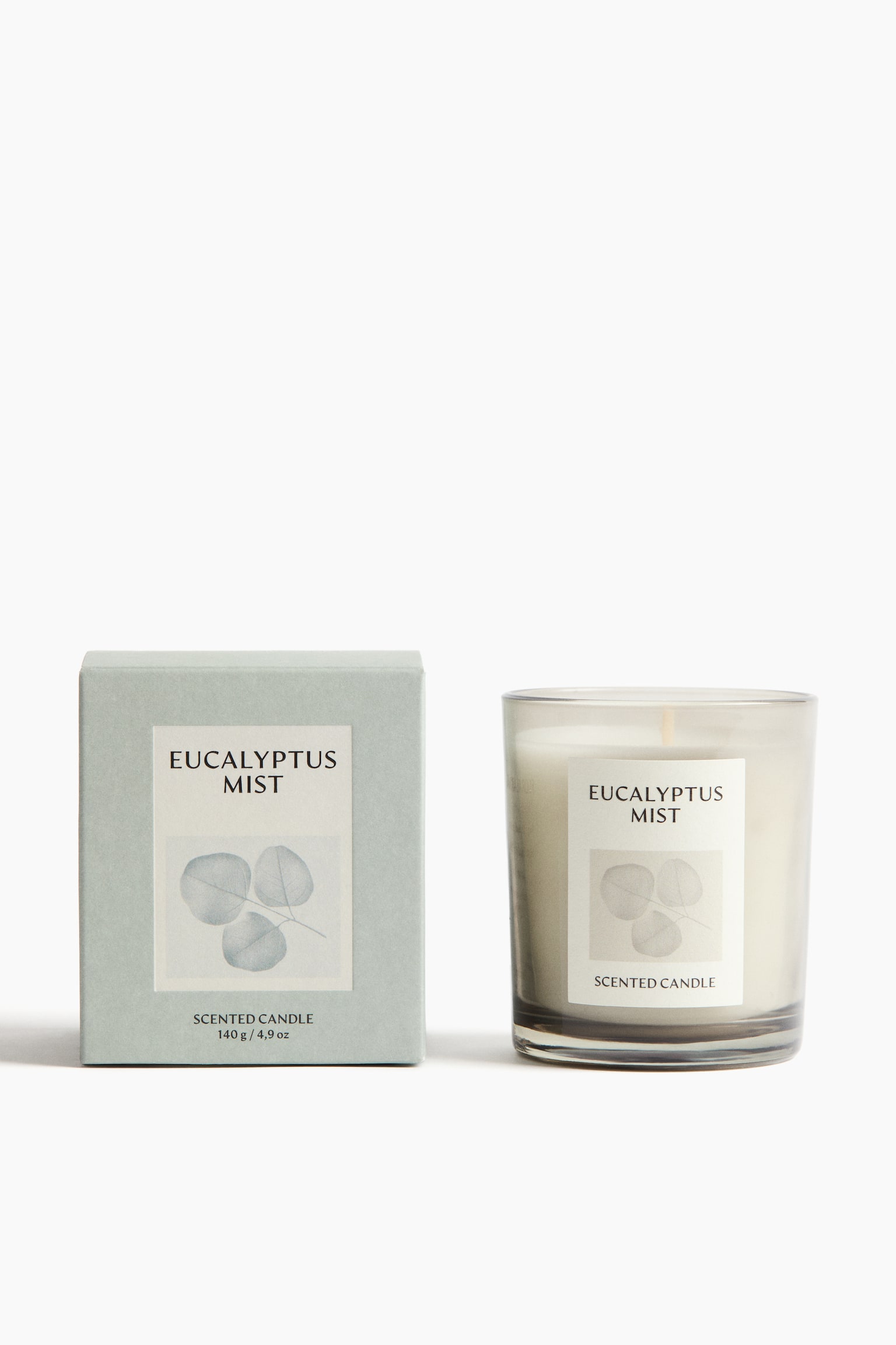 Scented candle in a glass holder - Eucalyptus Mist/Vanilla Patchouli/Minted Fig/Sequoia Santal/Lemon Verde - 7