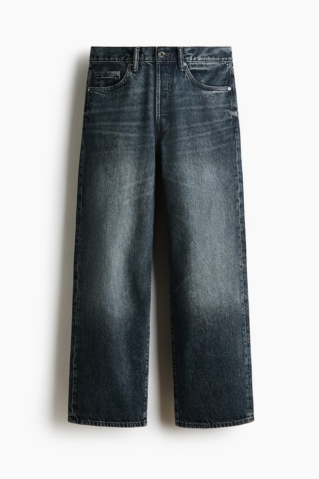 Loose Jeans - Washed dark denim blue/Denim blue/Denim black/Light denim blue/Denim grey/Dark brown/Denim blue - 1