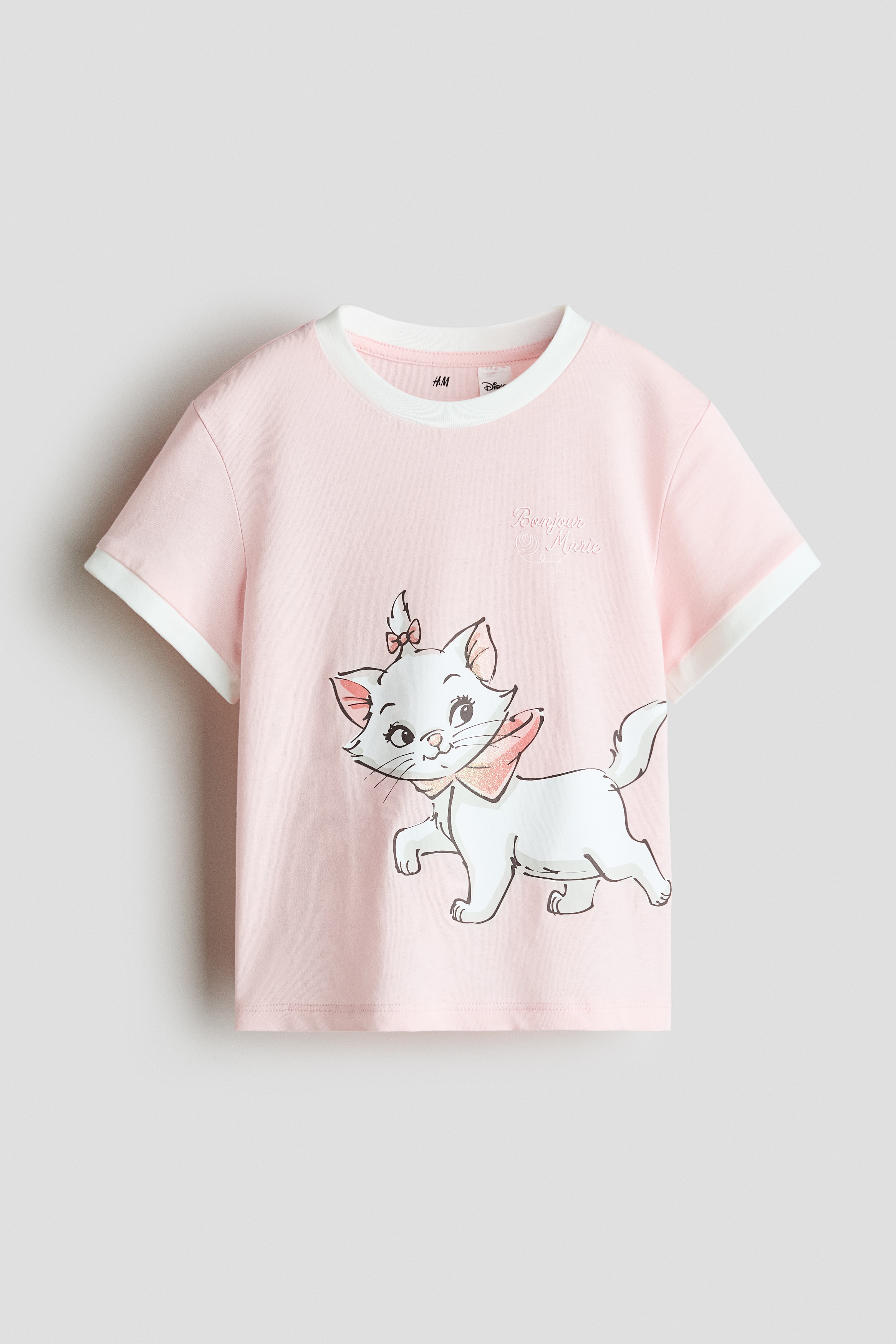 Áo thun cotton in hoạ tiết - Màu hồng nhạt/Aristocats/Màu xanh dương nhạt/Miffy/Màu xanh dương đậm/Miffy/Màu trắng/Toy Story/Màu trắng/Miffy/Màu hồng/Toy Story