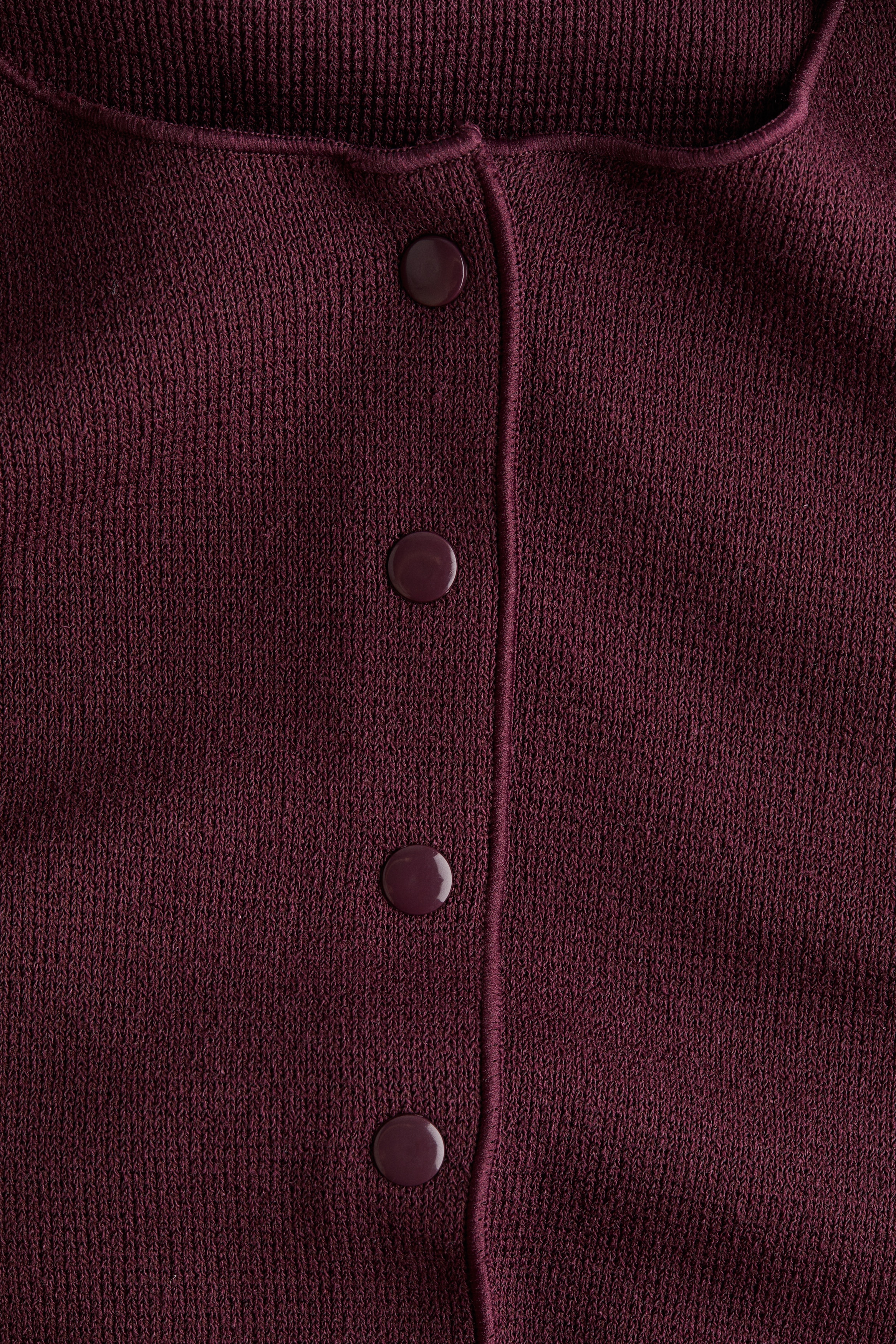 Textured-knit cardigan