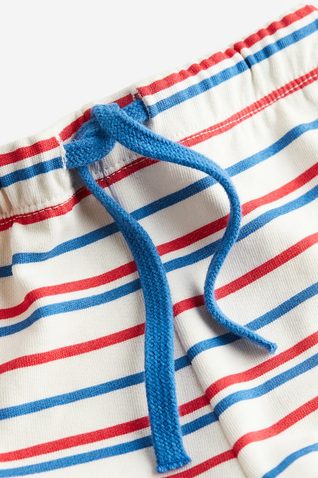 2-piece sweatshirt set - White/Striped/Light blue/Anchor - 2