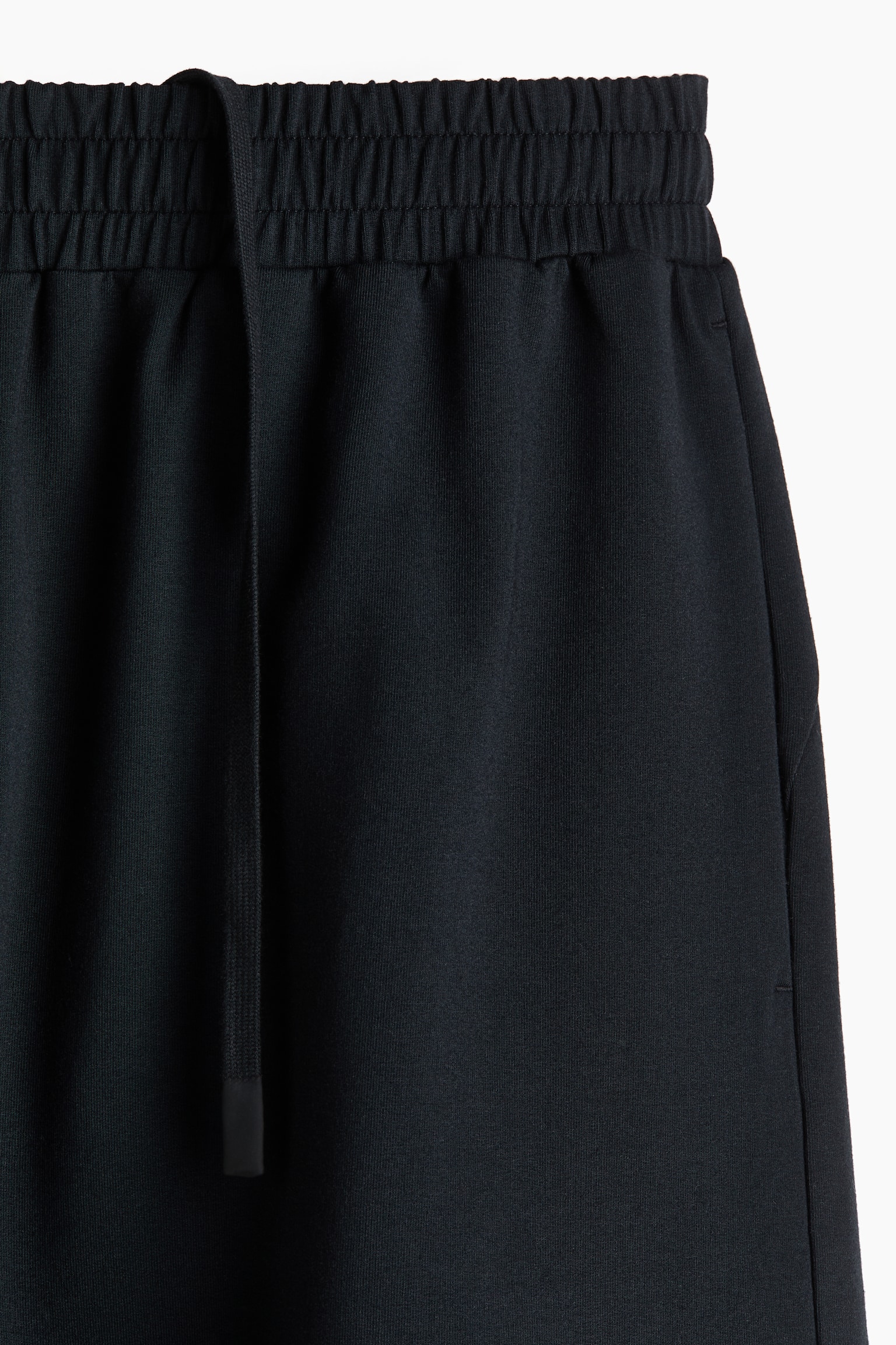 Мужские шорты H&M Regular-Fit Ultra Soft Sweatshorts, цвет: Чёрный — фото 5