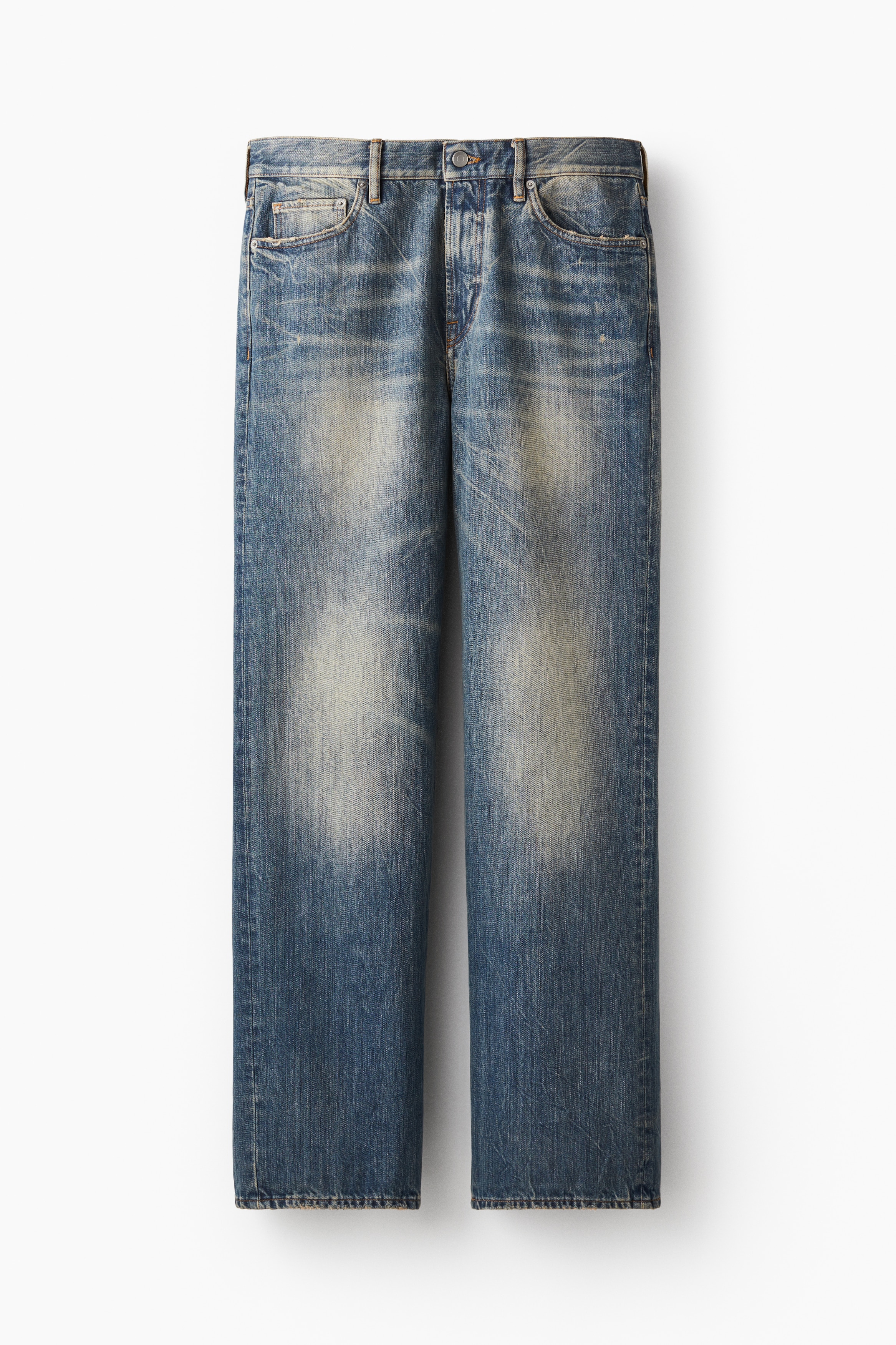 Herren - Straight Regular Jeans Denimblau - Size: 32  - H&M