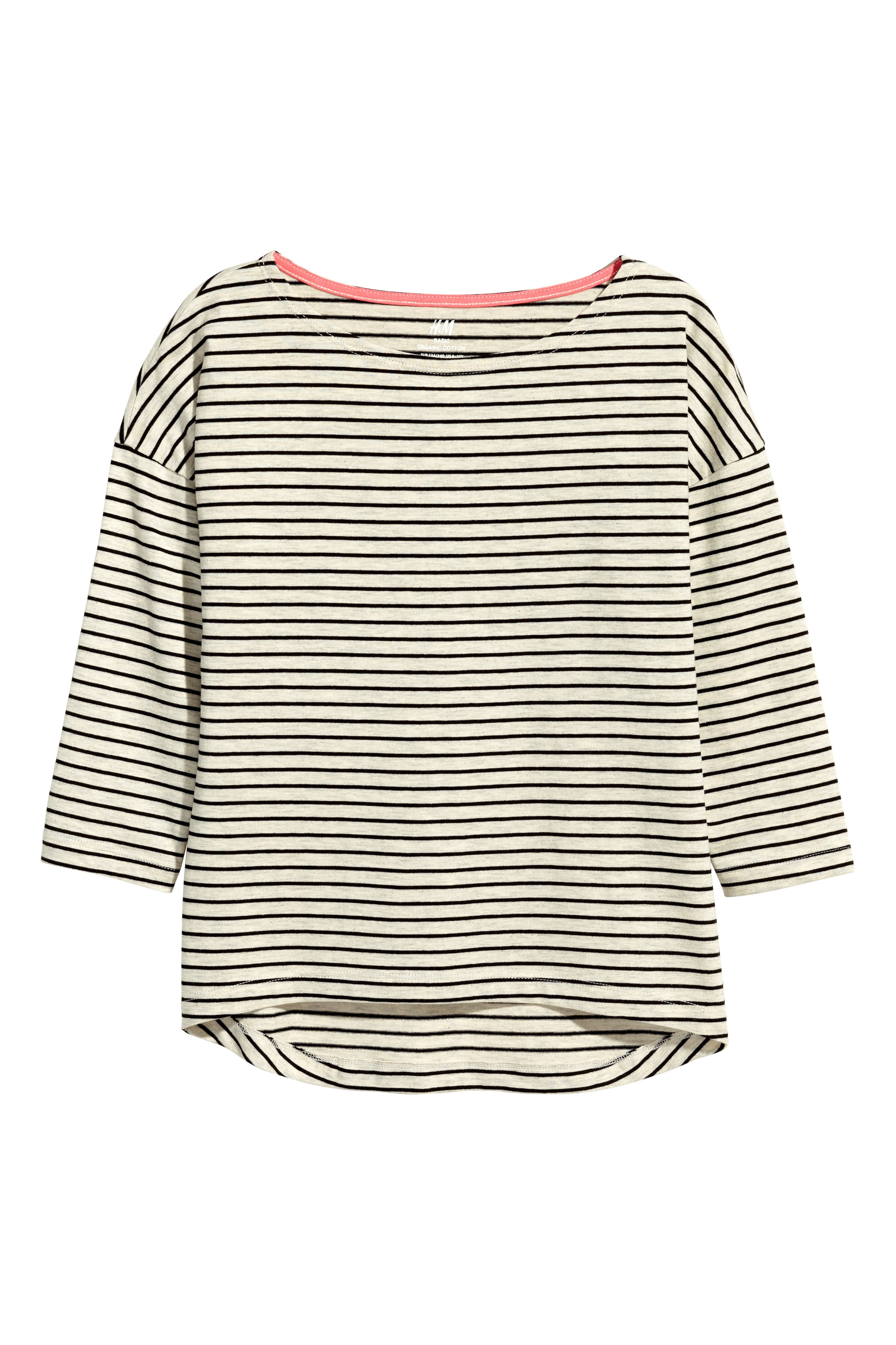 View larger image: Jersey top - Light beige/Striped - Kids | H&M GB 1