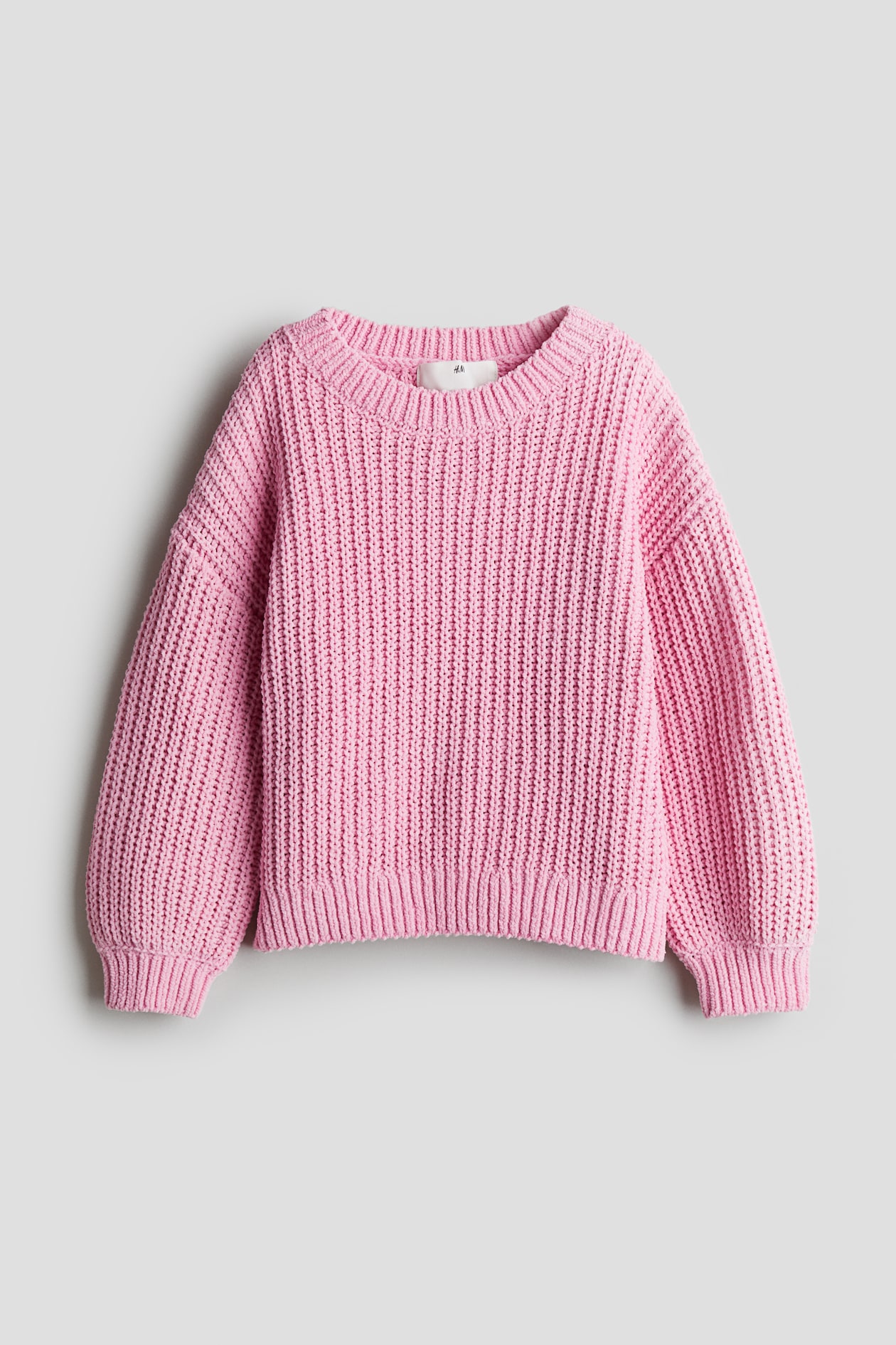 Pullover in maglia di ciniglia Rosa chiaro BAMBINO H&M IT