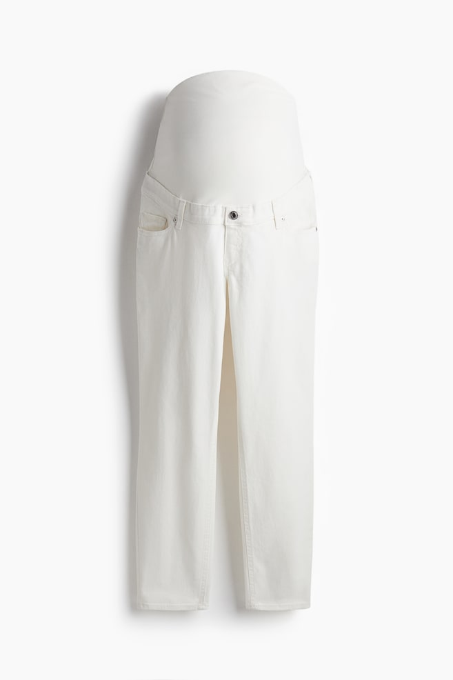 MAMA Slim Ankle Jeans - Wit/Donker denimgrijs/Licht denimblauw/Donker denimblauw - 1