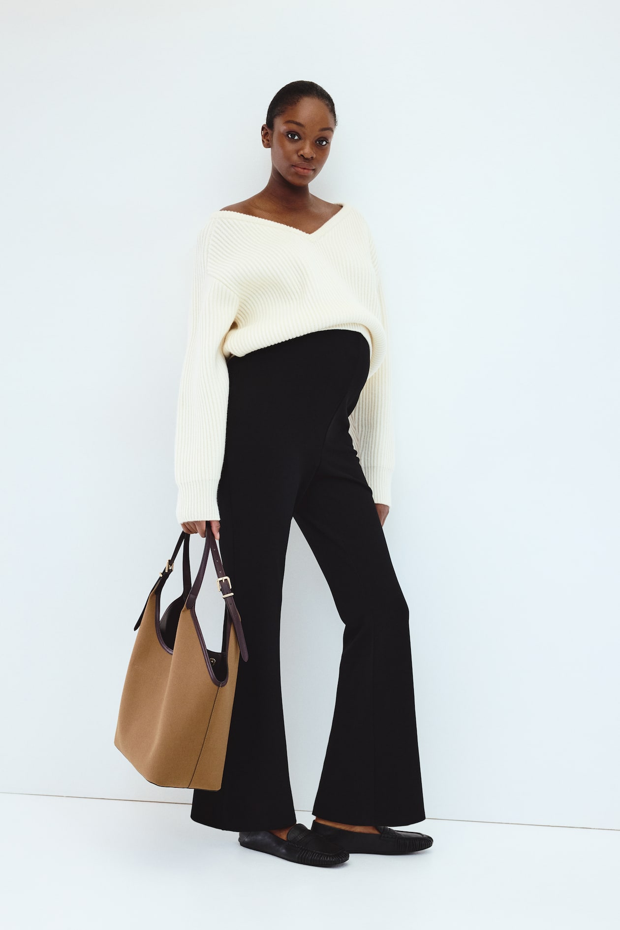 MAMA Flared Ponte Leggings