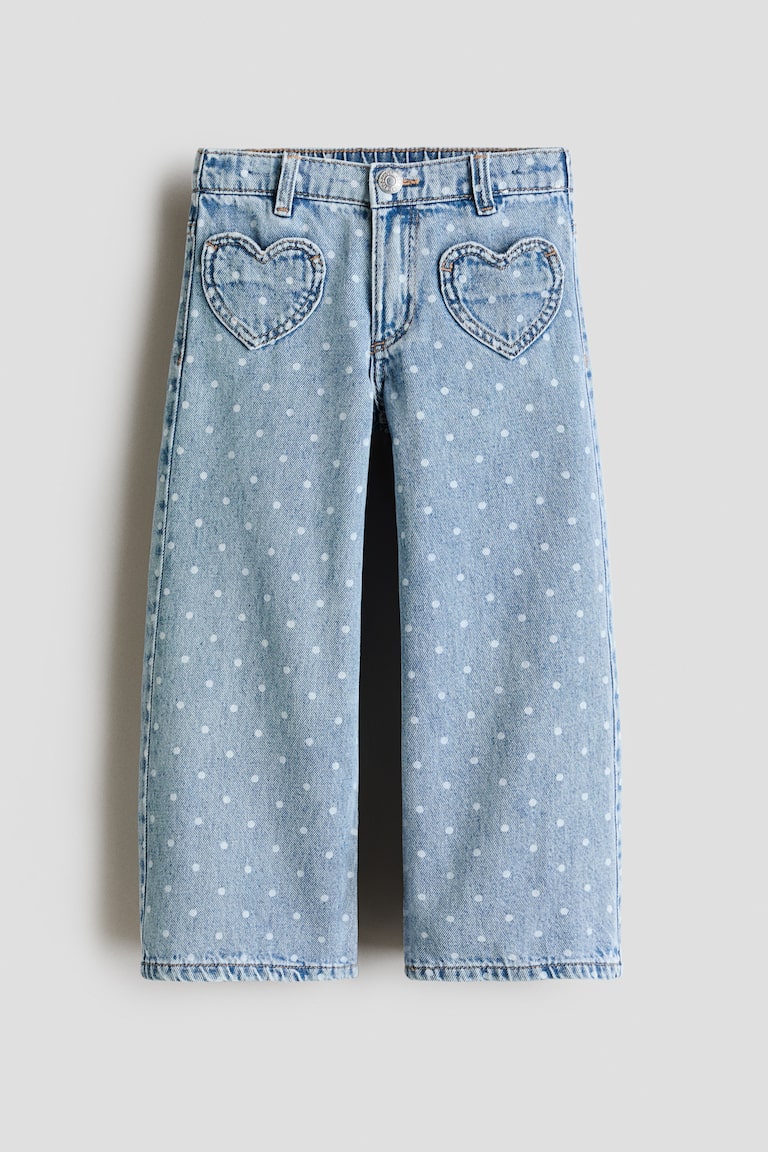 Loose Fit Wide Leg Jeans