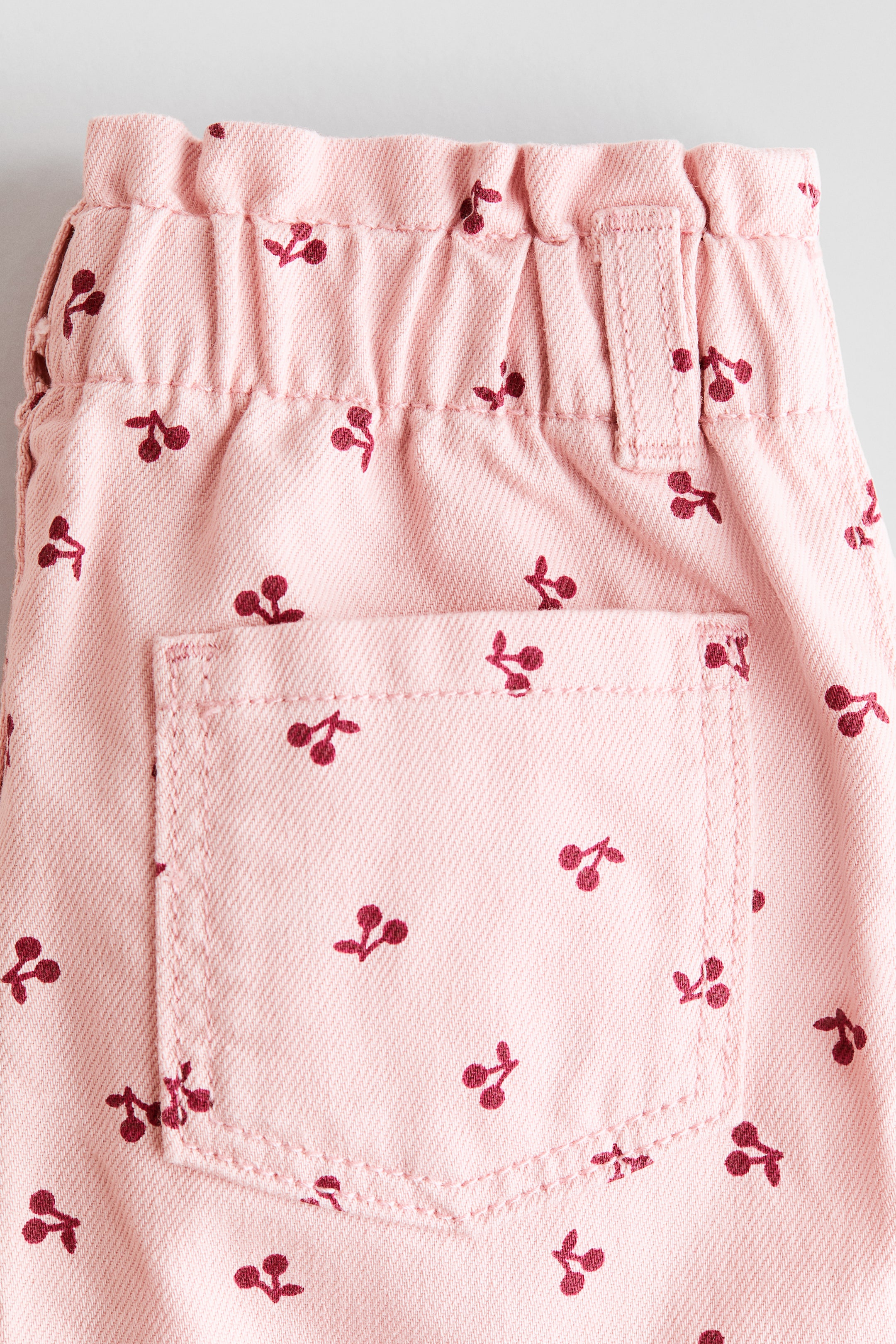Printed Twill Pants