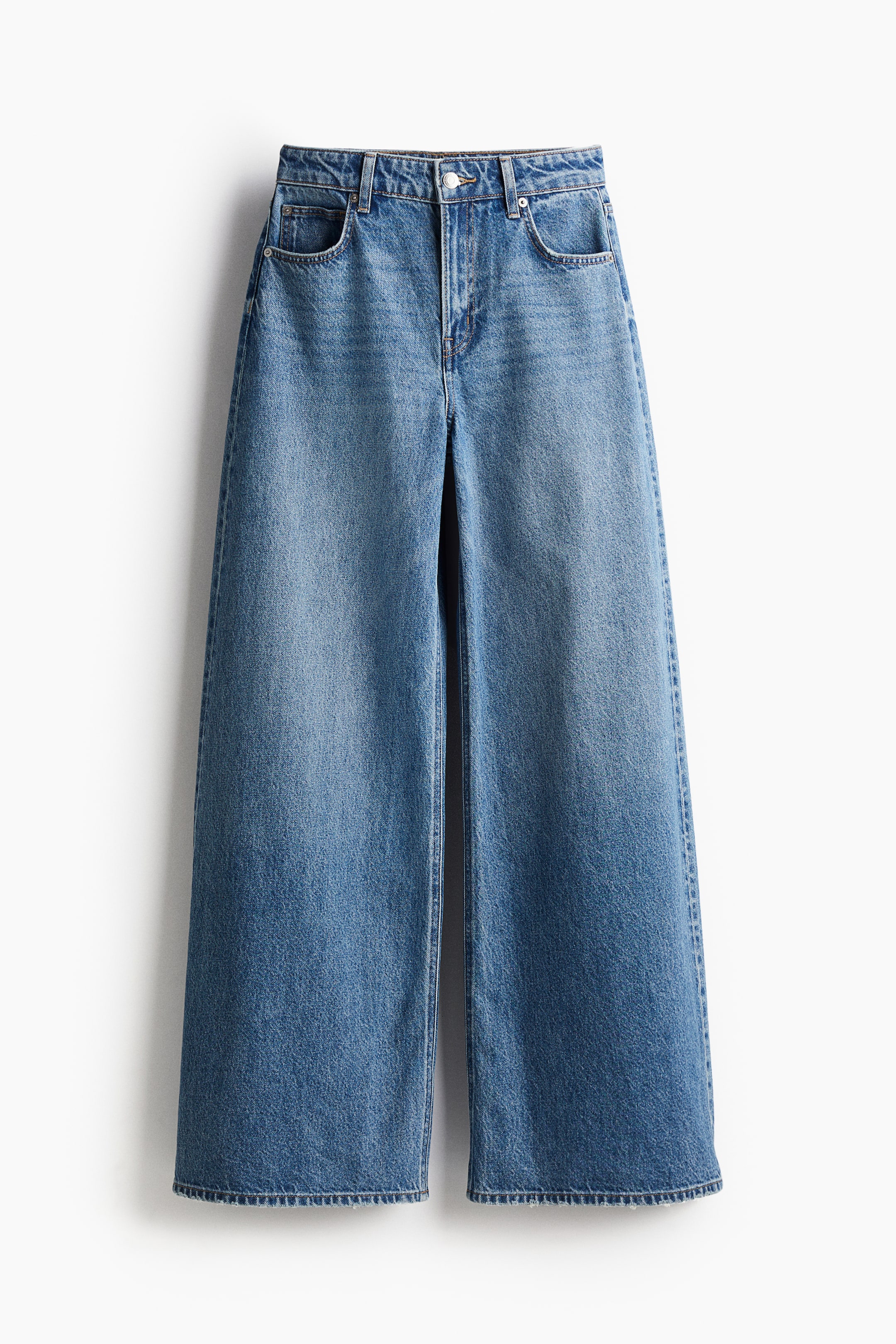 Wide jeans - Denim blue - Ladies | H&M GB 6