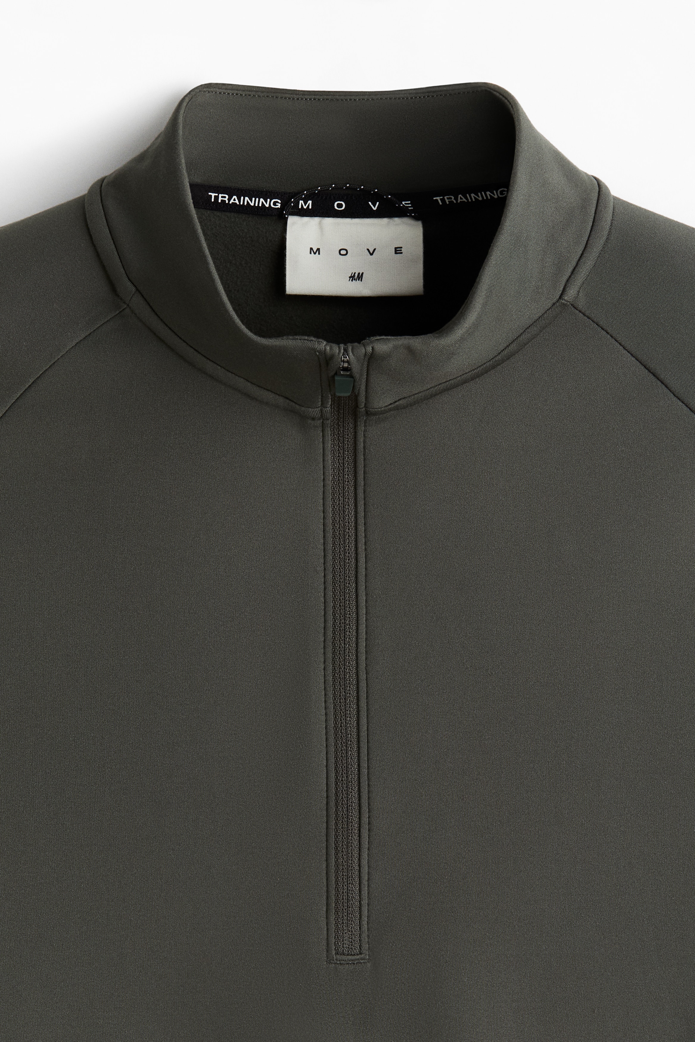 Men's Black Zip-top midlayer sports top with ThermoMove™ | H&M GB
