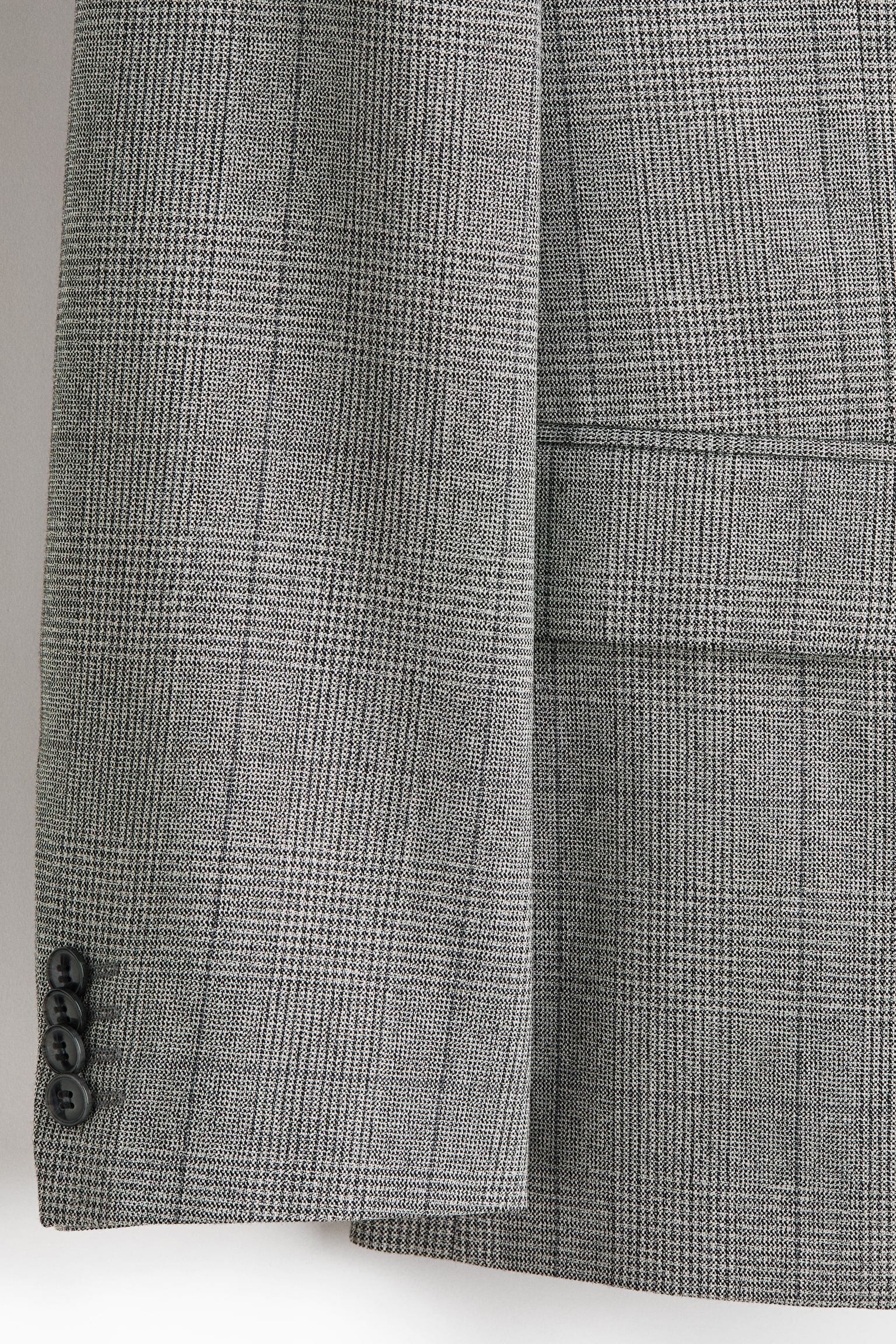 Regular Fit Single-breasted jacket - Grey/Checked/Dark grey - 2