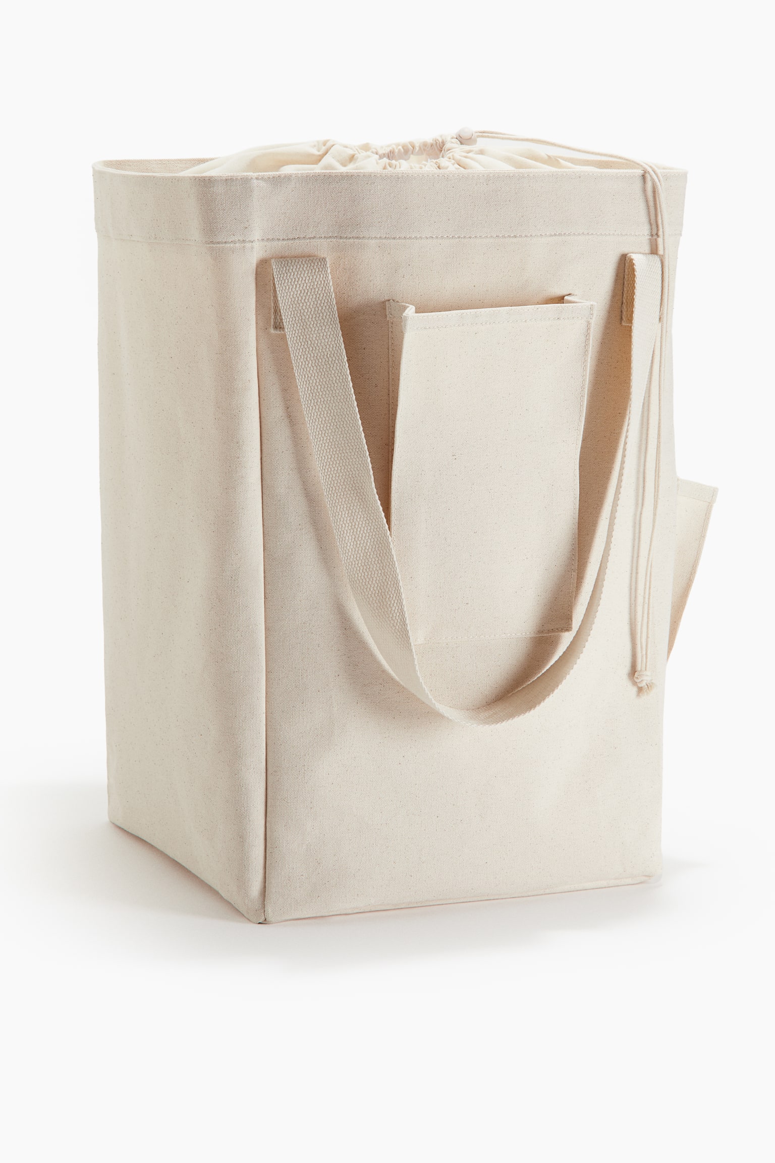 Laundry bag with pockets - Natural white - 1