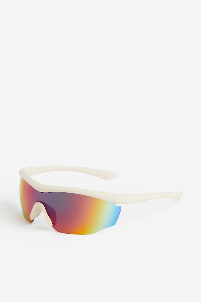 Sports sunglasses - Light beige - 2