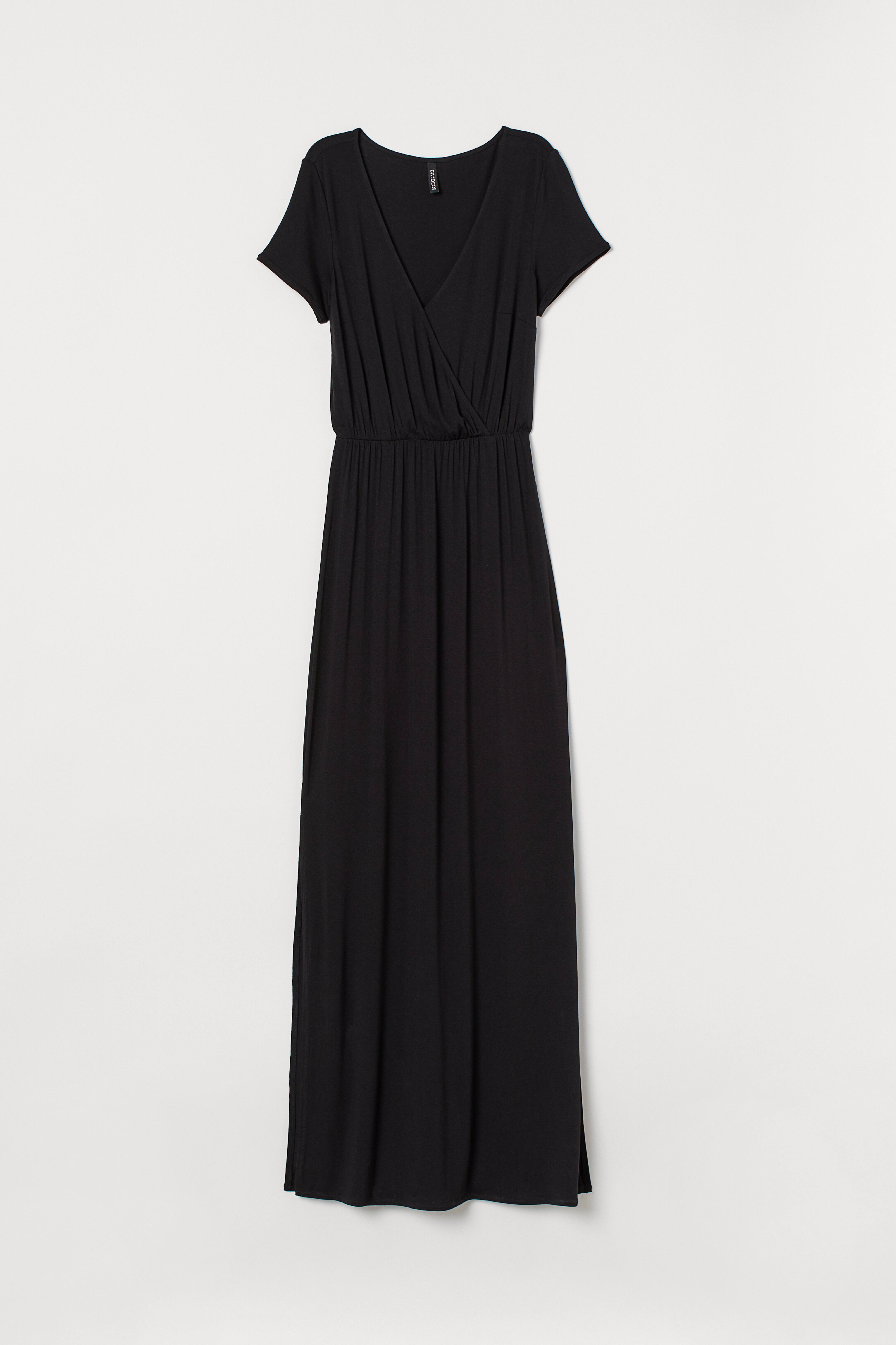 H&m black maxi dress hotsell