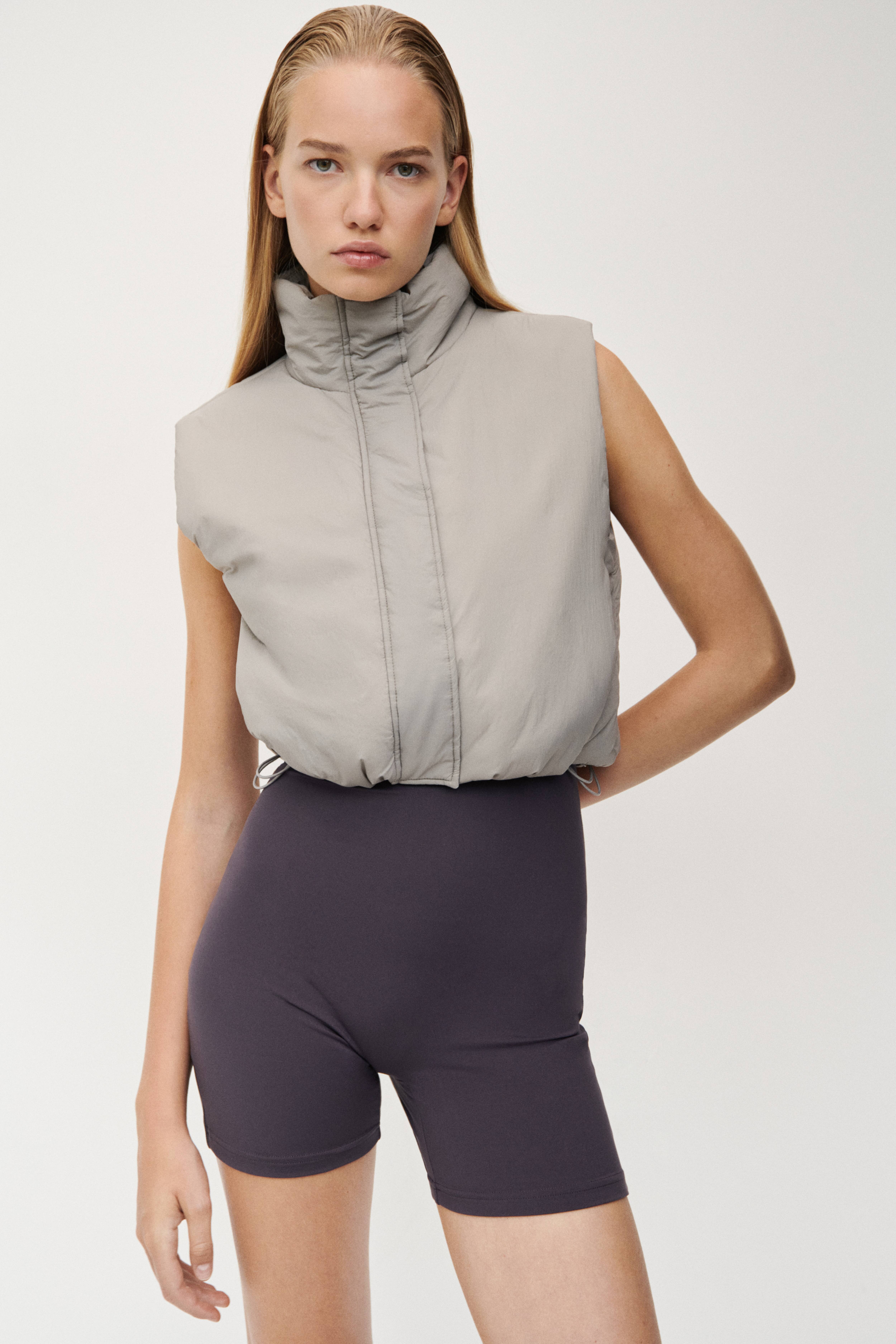 Veste sans manches matelassée en nylon