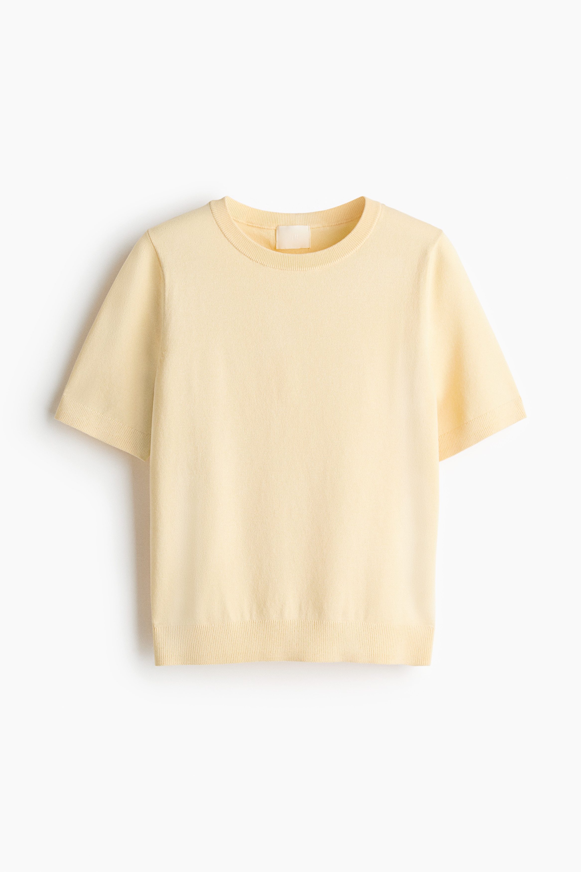 Fine-knit top - Pale yellow/Navy blue/Grey marl/Greige marl/Yellow/Cream/Dark green/Bright red/White/Black