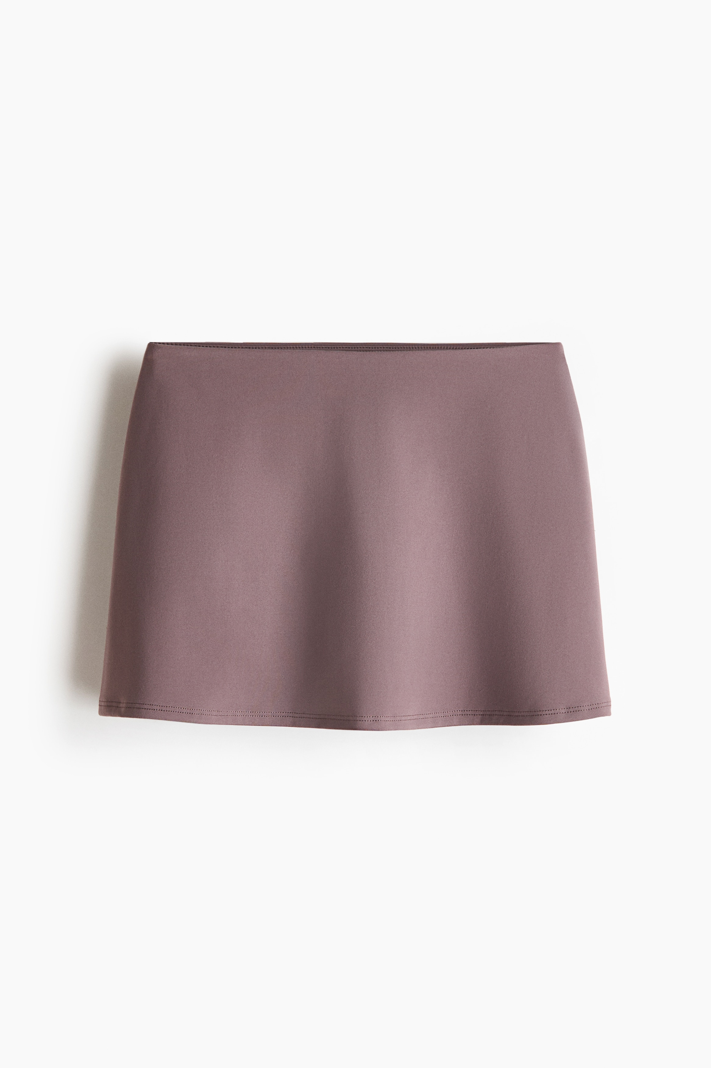 Tennis Skirt with SoftMove™ - Purple taupe/White/Navy blue