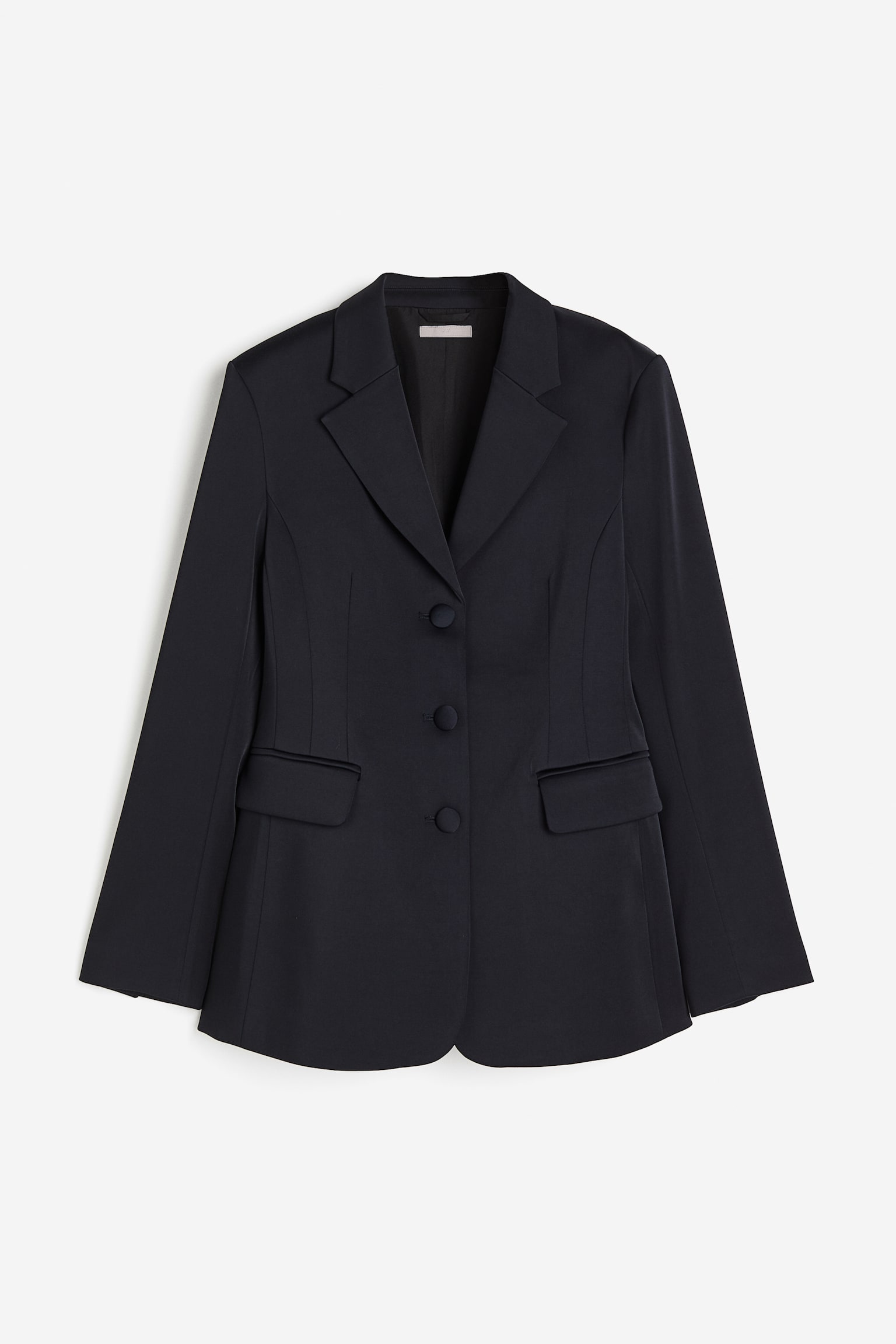 Single-breasted blazer - Navy blue - 1