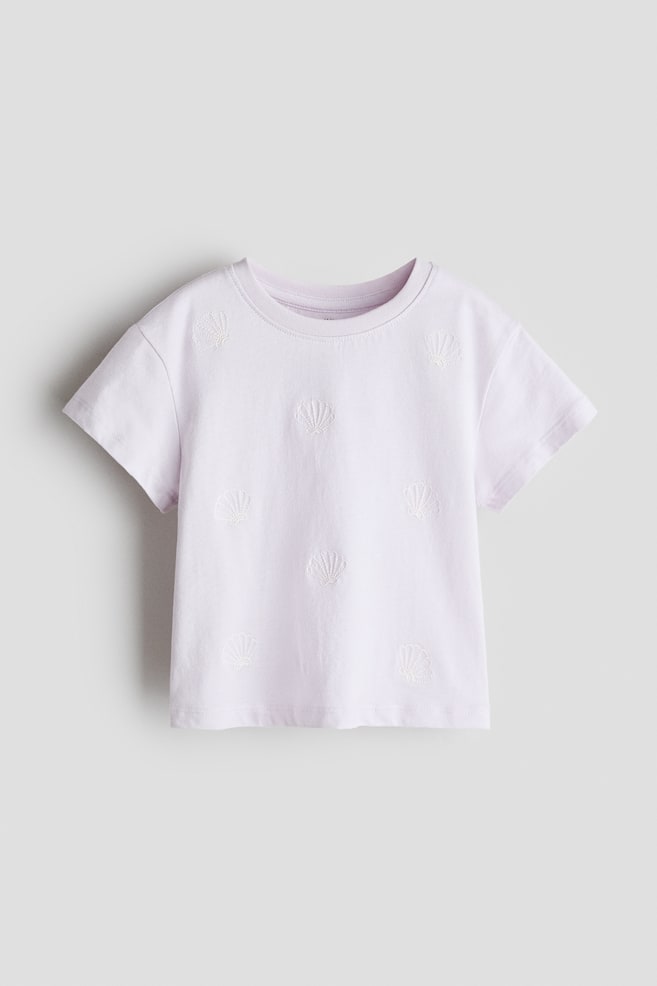 T-Shirt - Lilac/seashells/Light pink/seashell/Pink/Boston City/Dusty taupe/butterflies - 1