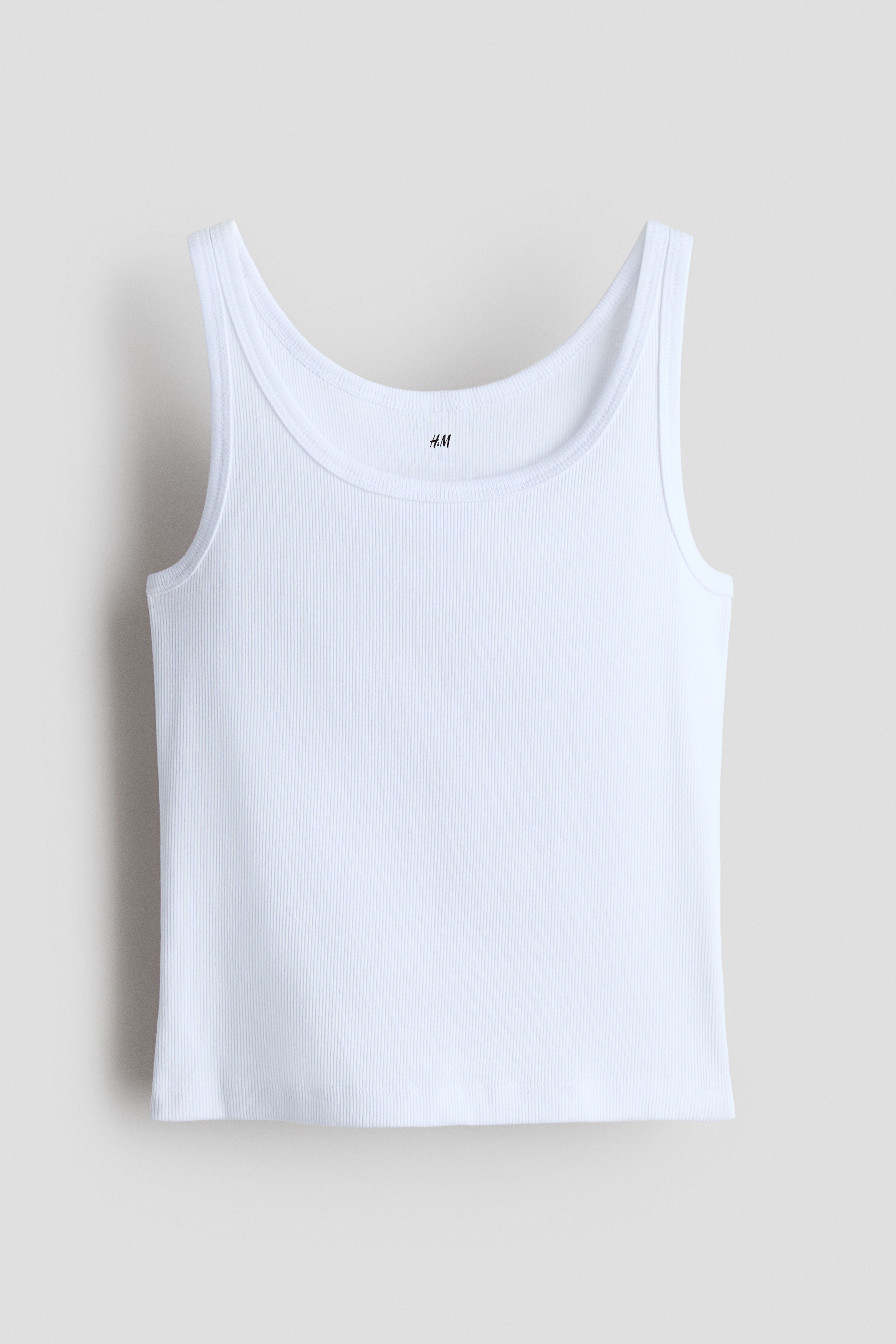Ribbed Cotton Tank Top