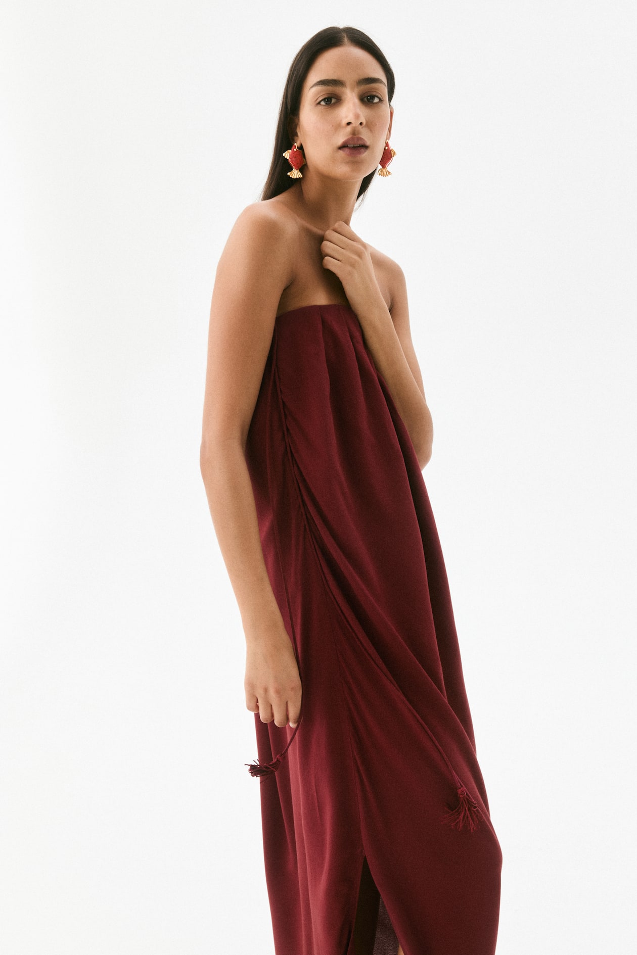 Draped Bandeau Dress - image 4