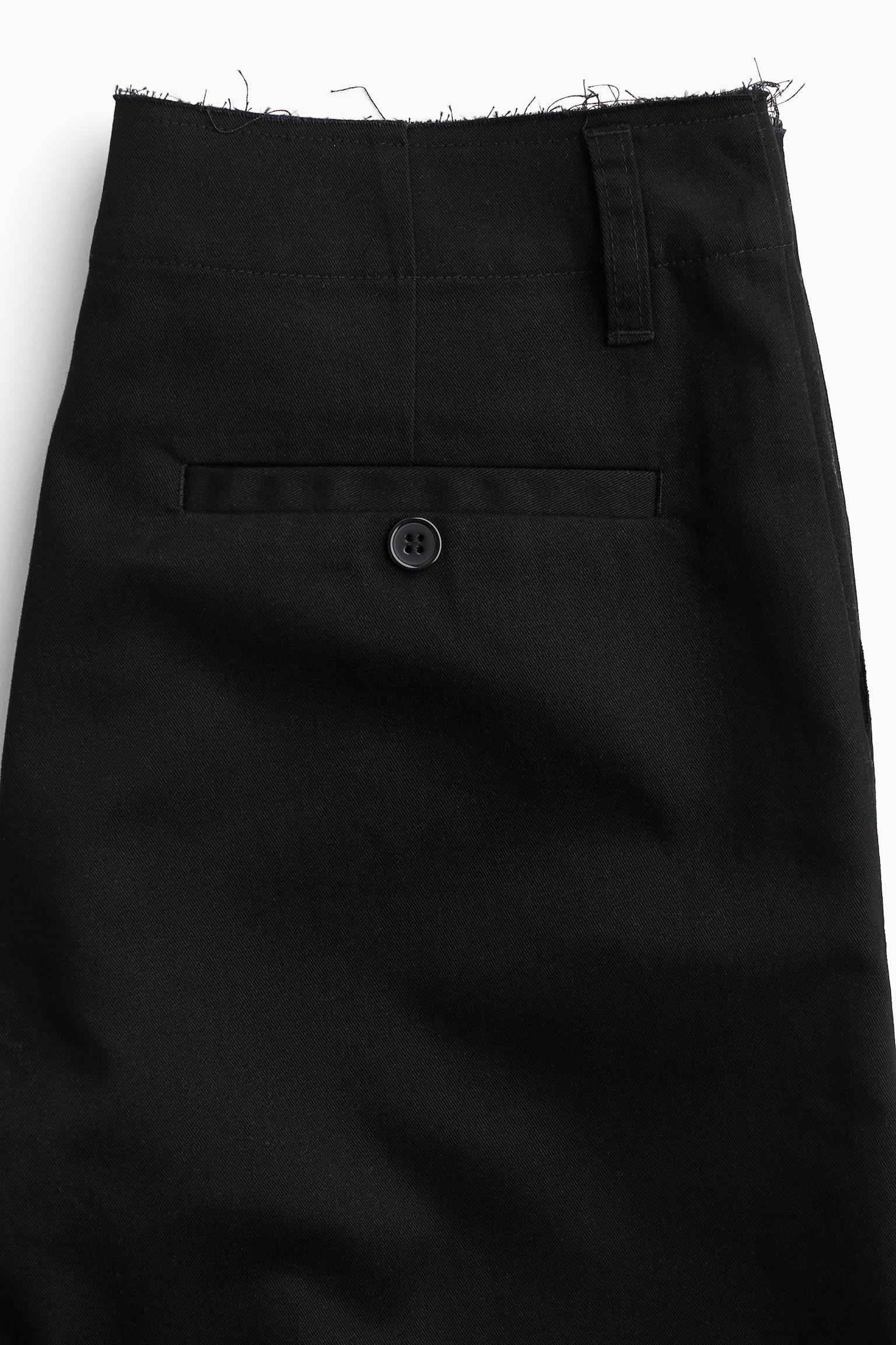 Raw-edge twill chinos - Black/Dark khaki green/Beige - 3