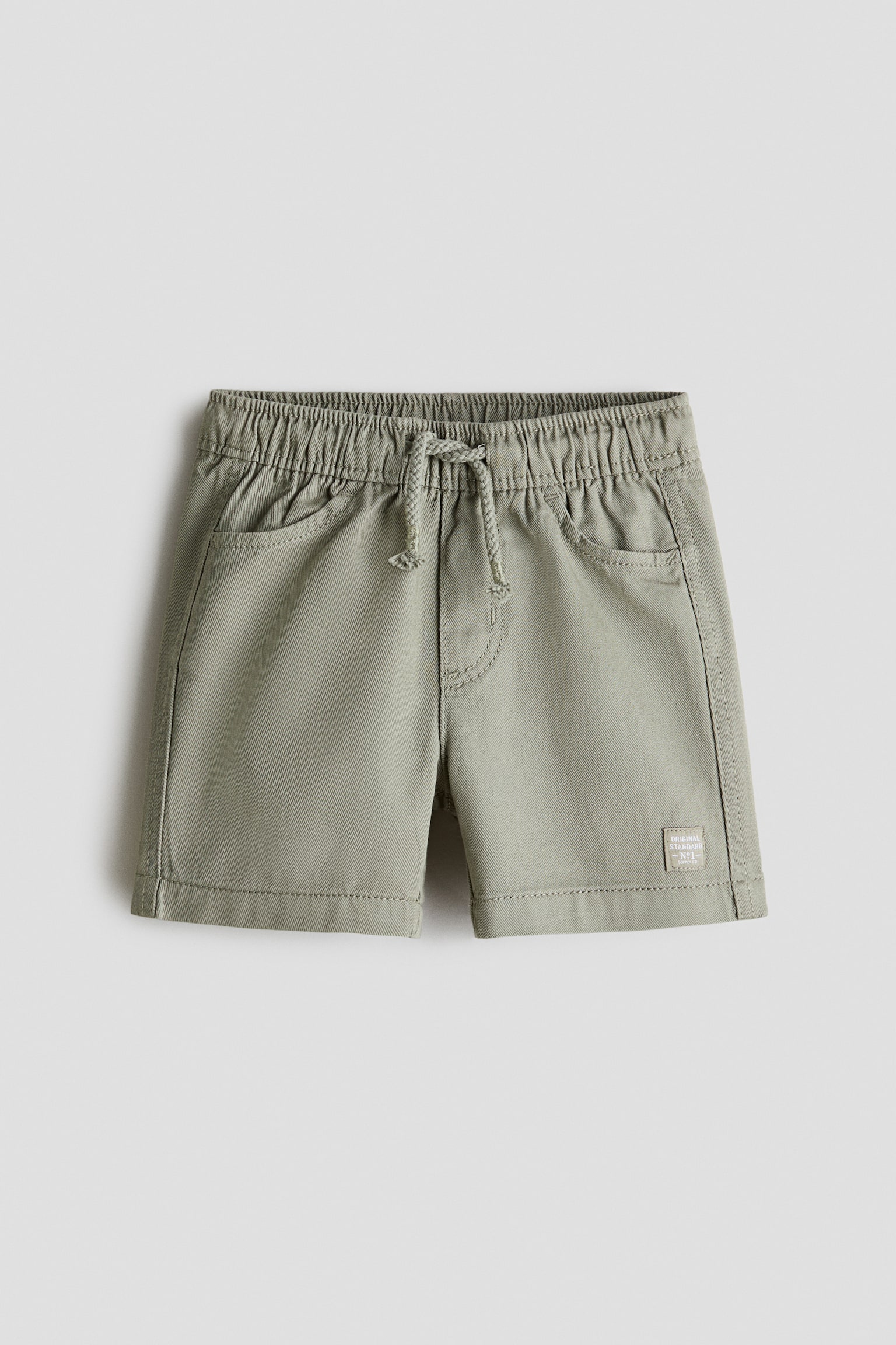 Keprové šortky - Světle zelená khaki/Námořnická modř/Denim blue