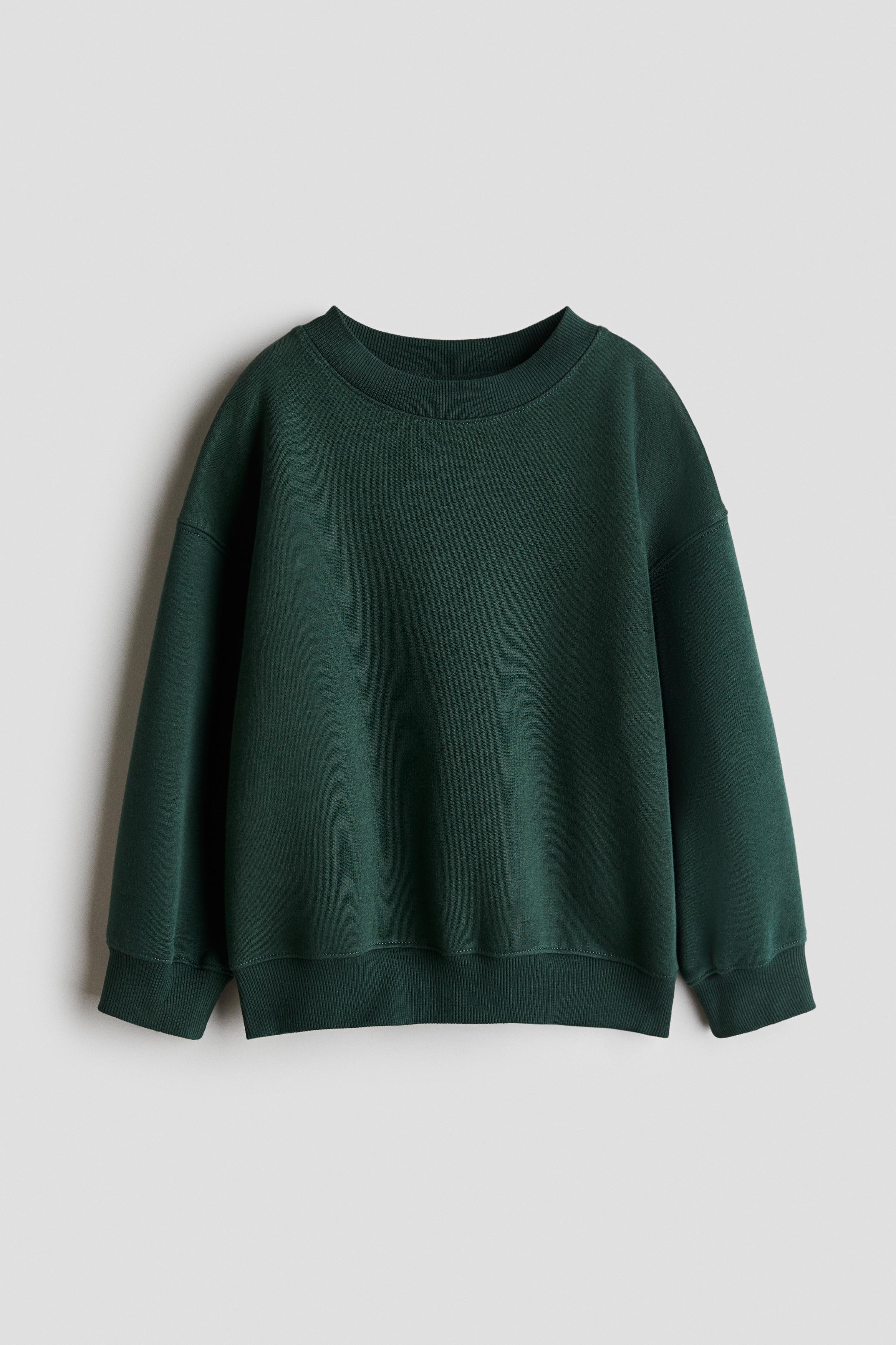 裏起毛スウェットシャツ - ダークグリーン - Kids | H&M JP