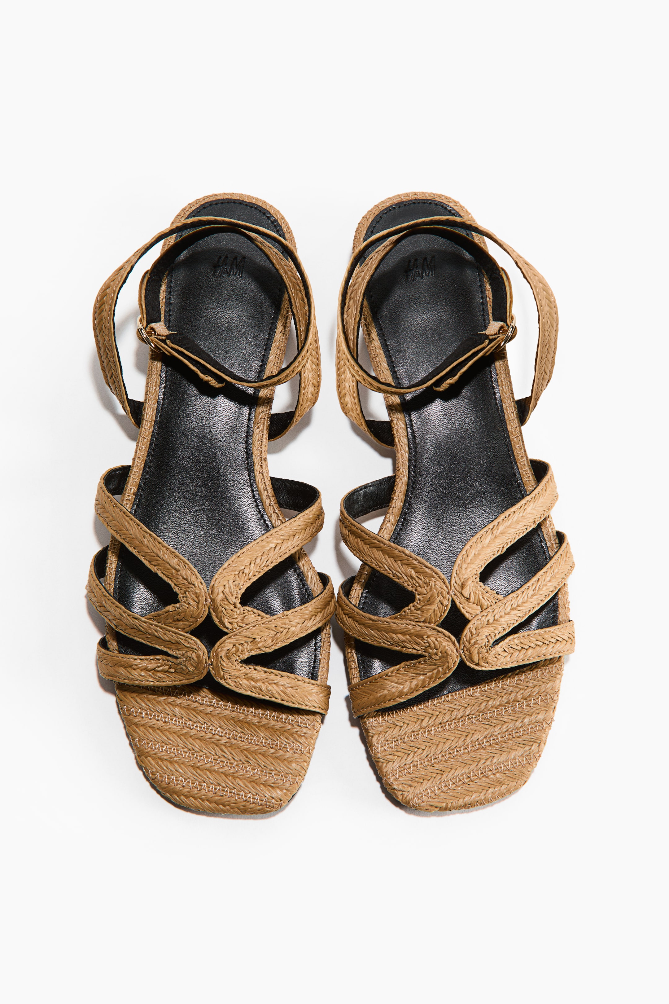 Braided Straw Sandals