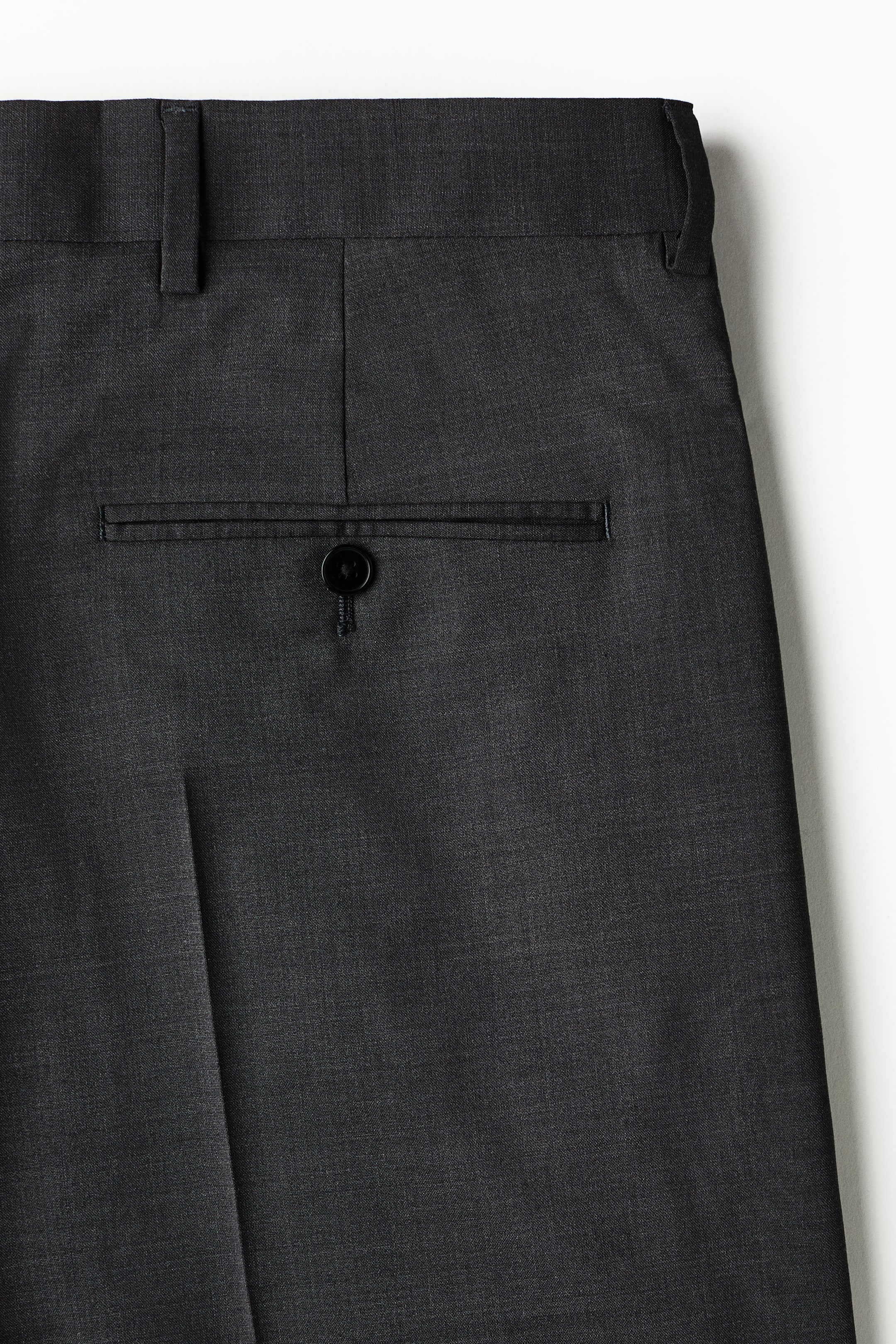 Мужские брюки H&M Loose-Fit Wool-Blend Tailored Pants — фото 6