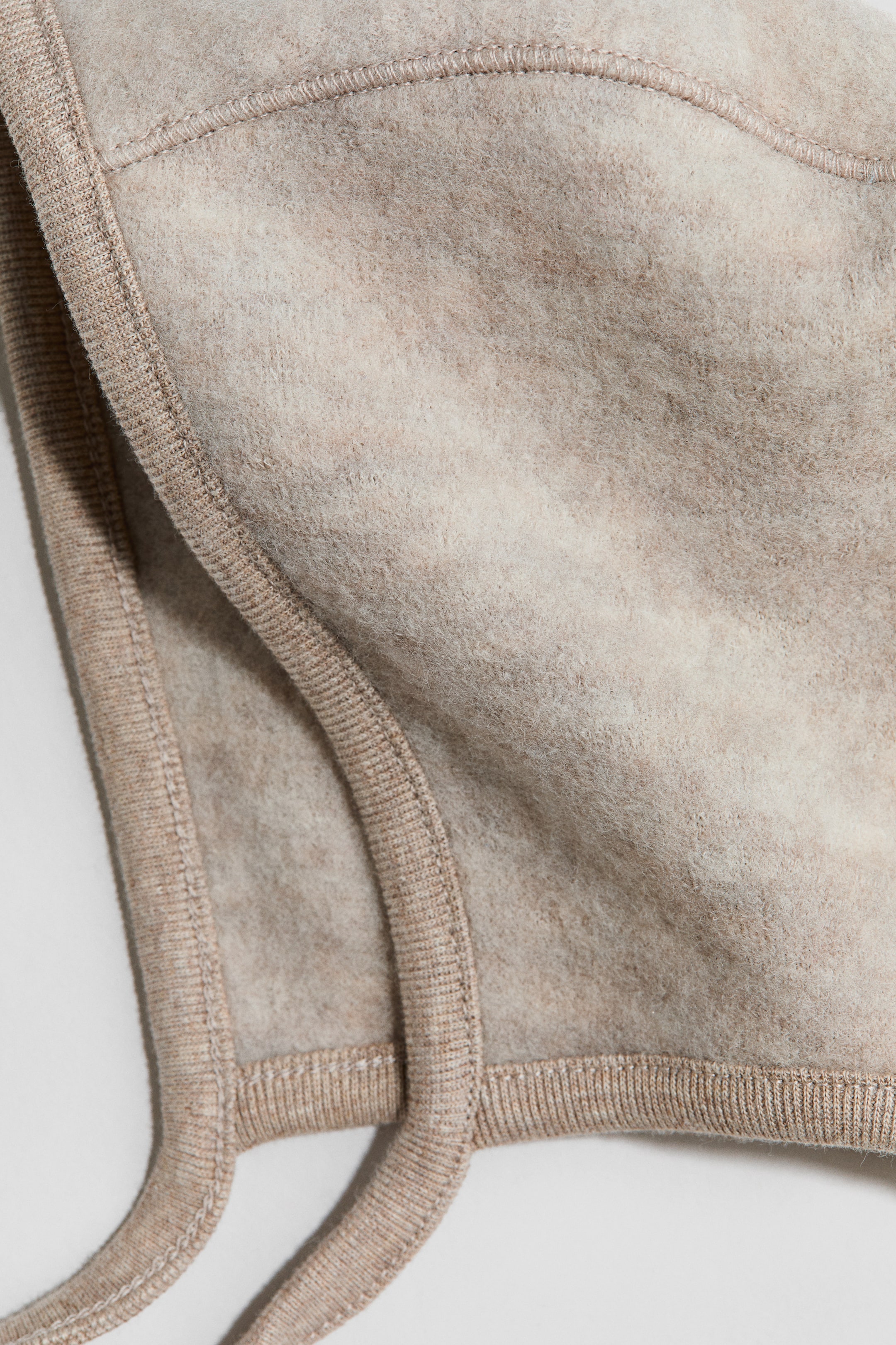 Wool-Blend Fleece Bonnet