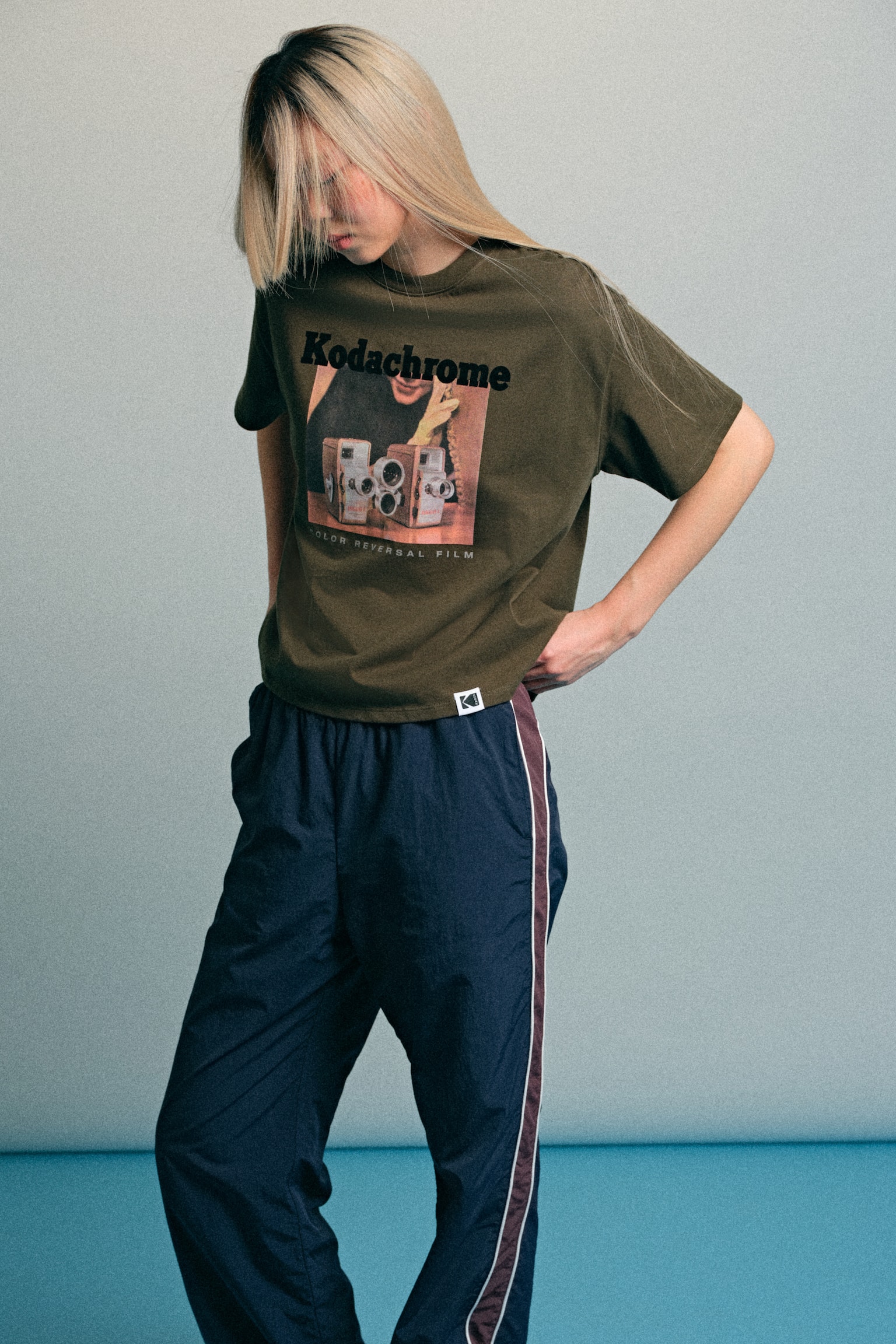 圖案T恤 - 深綠色/Kodak/白色/Kodak/淺藍色/Kodak - 5