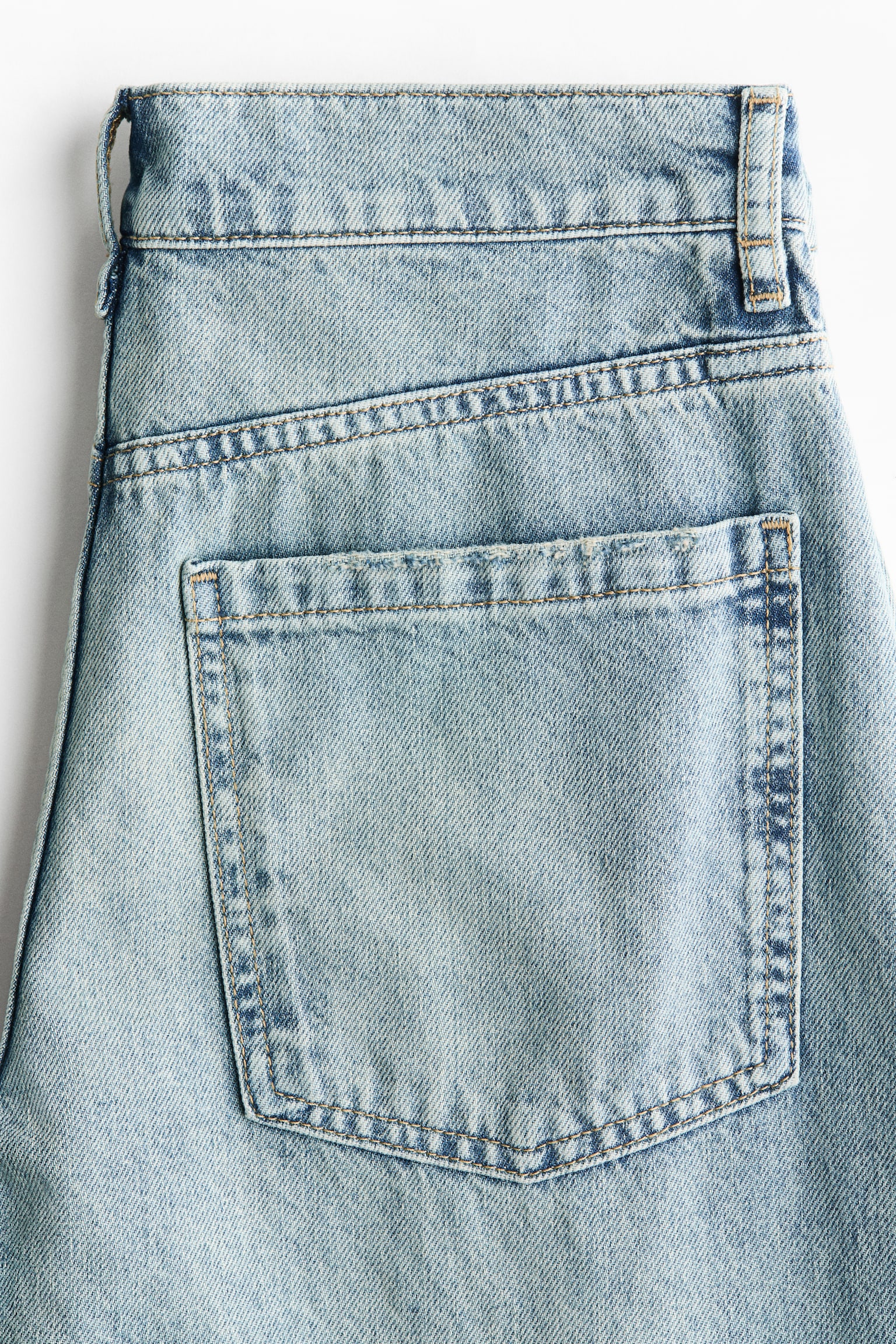 Barrel High Waist Jeans - Licht denimblauw - 3