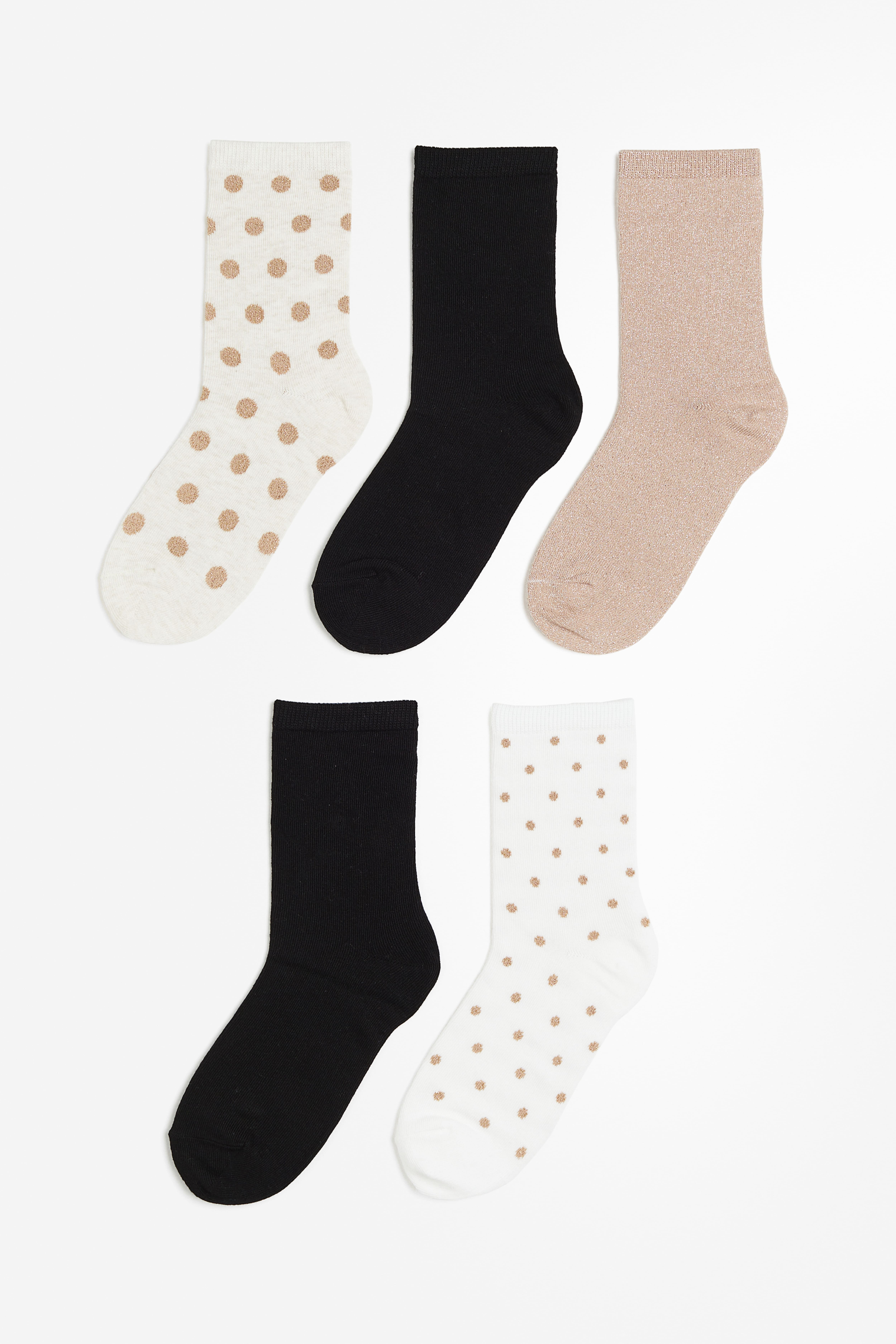 H M 5 pack Ribbed Socks Hillcrest Mall