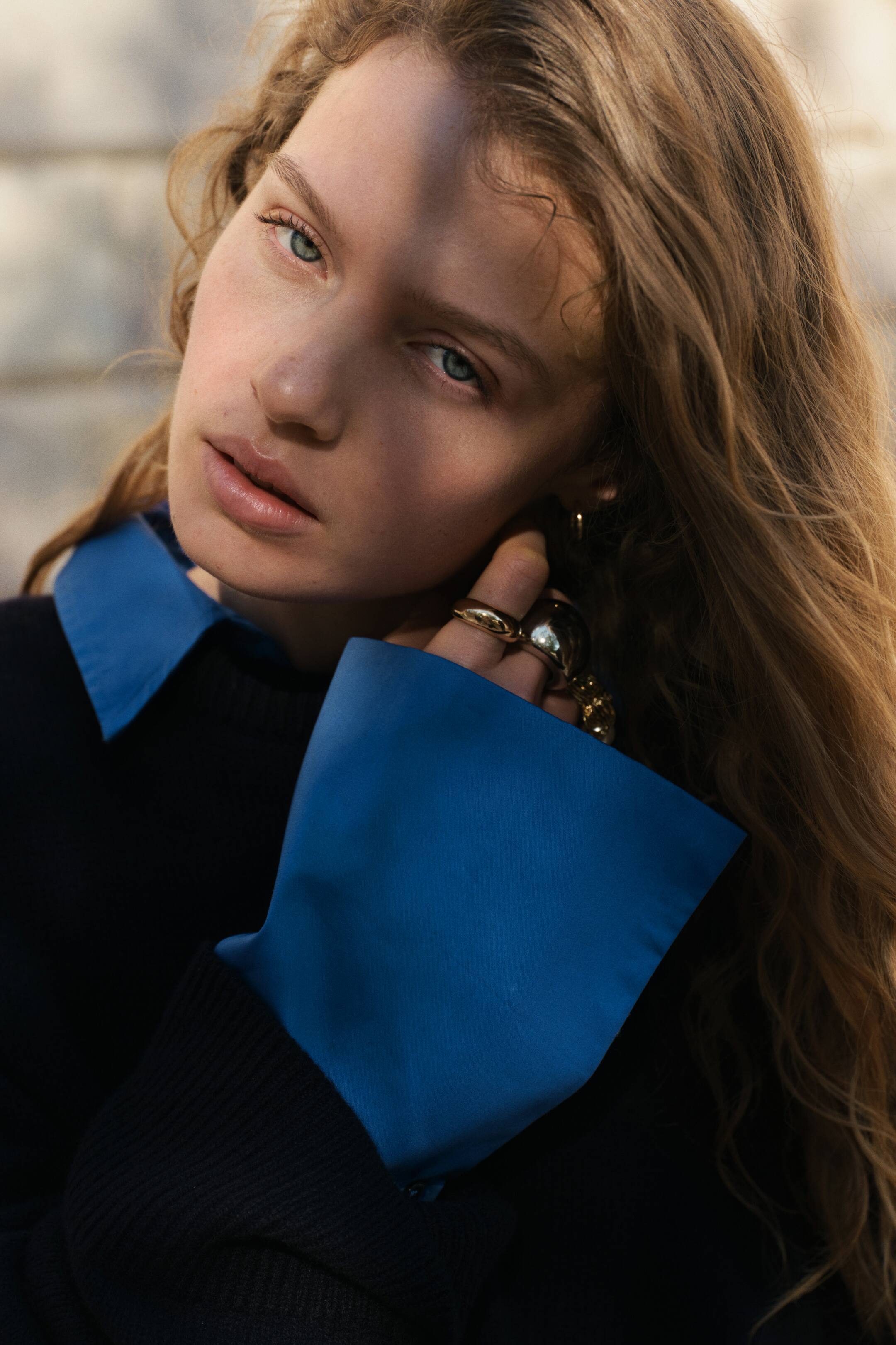 View larger image: Cotton shirt - Blue - Ladies | H&M IN 3