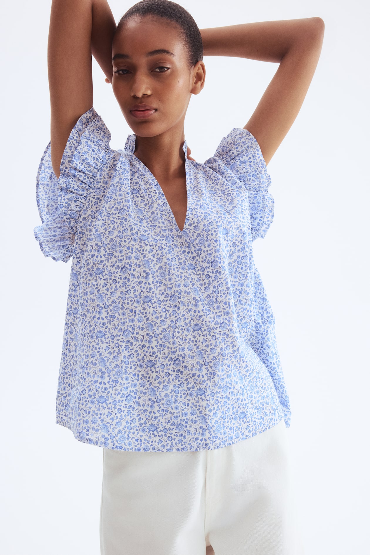 Ruffle-Trimmed Blouse - image 2