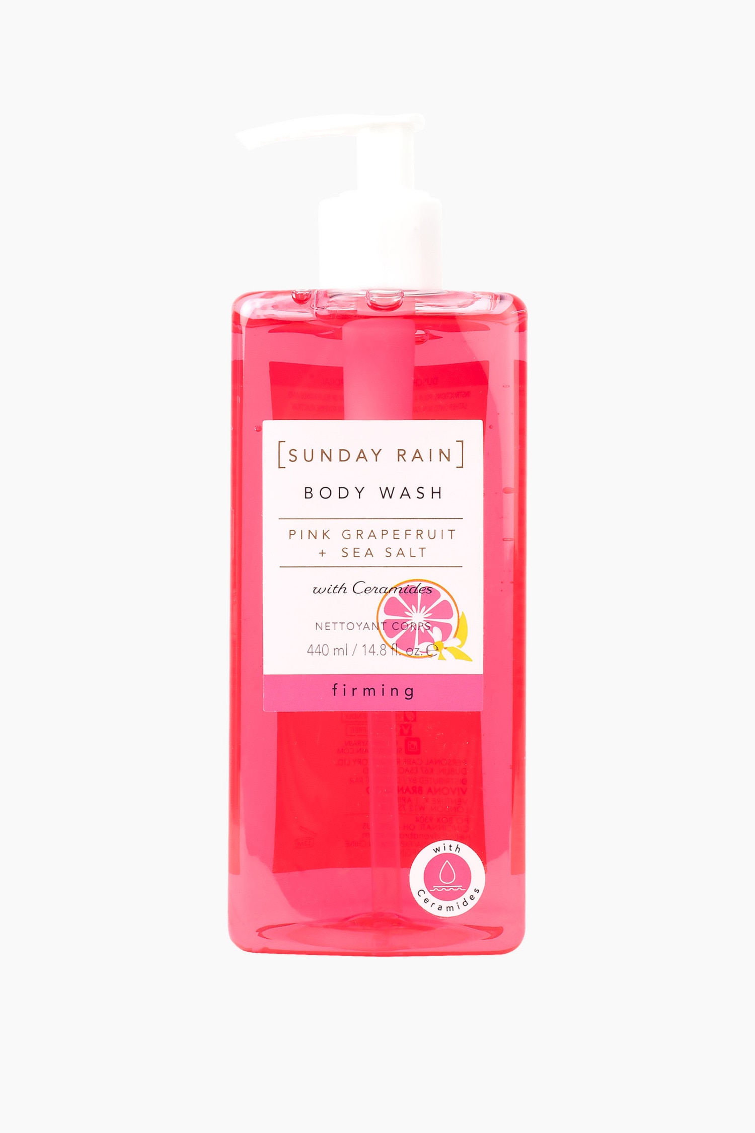 Sunday Rain - Body Wash - Rosa Grapefruit & Sea Salt