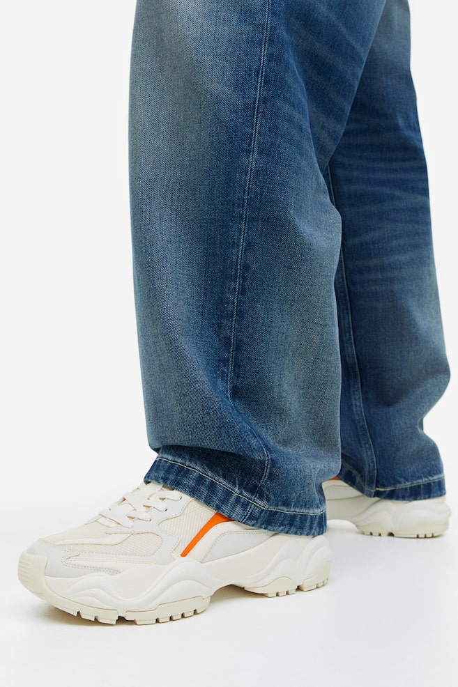 Chunky Sneaker - Weiss/Orange - 2
