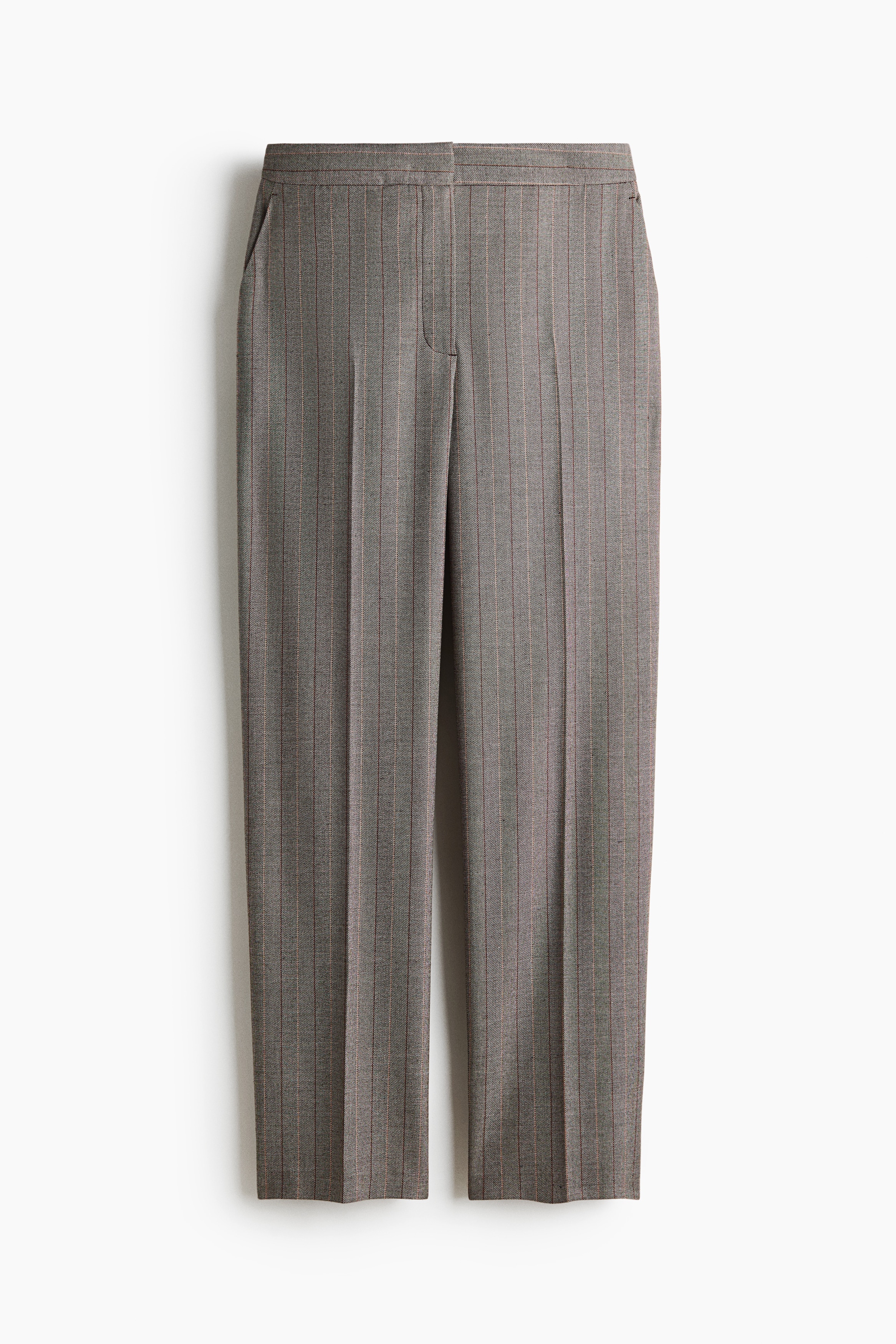 Tailored trousers - Grey/Striped