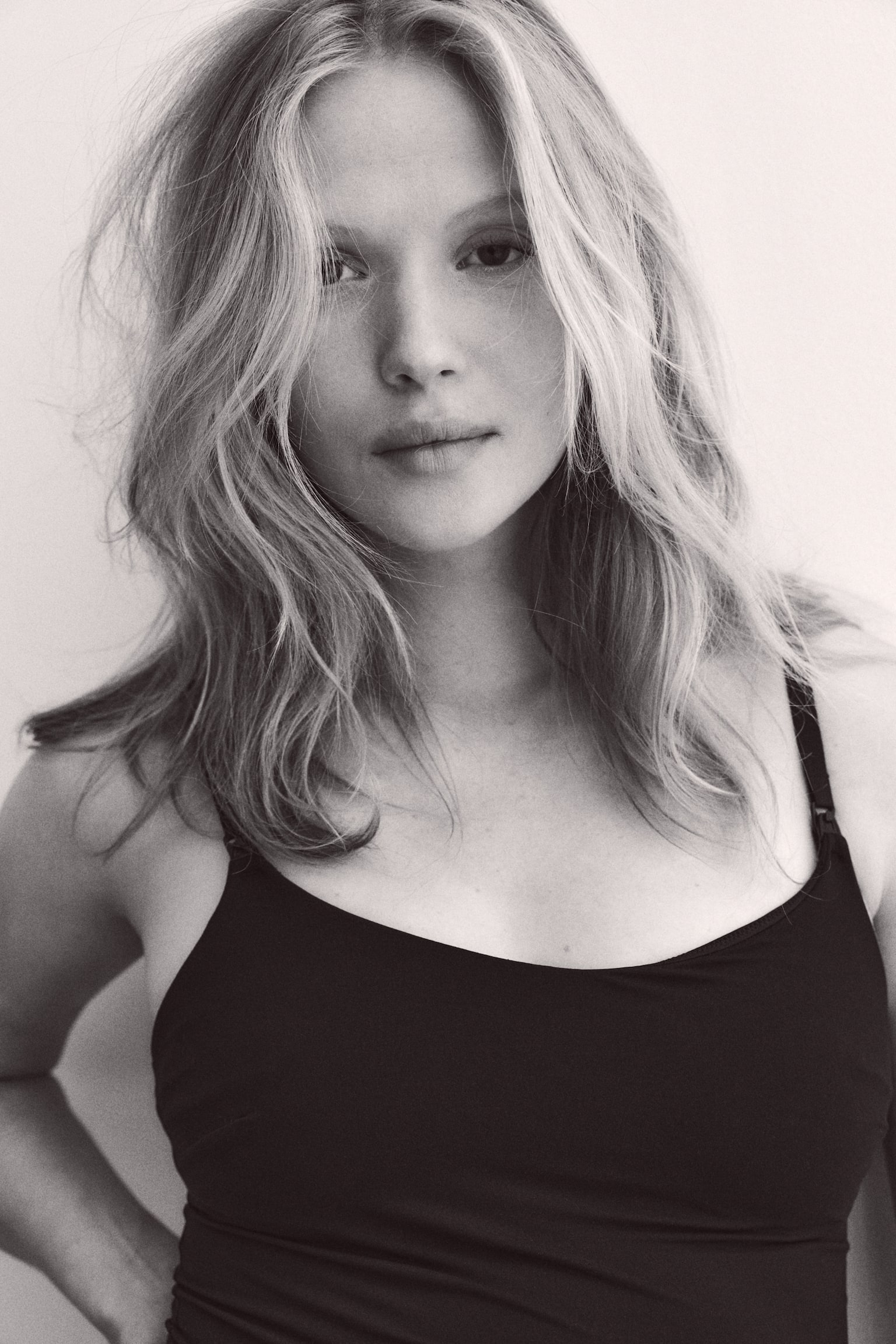 MAMA Padded-cup nursing strappy top - Black/Pink/Brown - 3