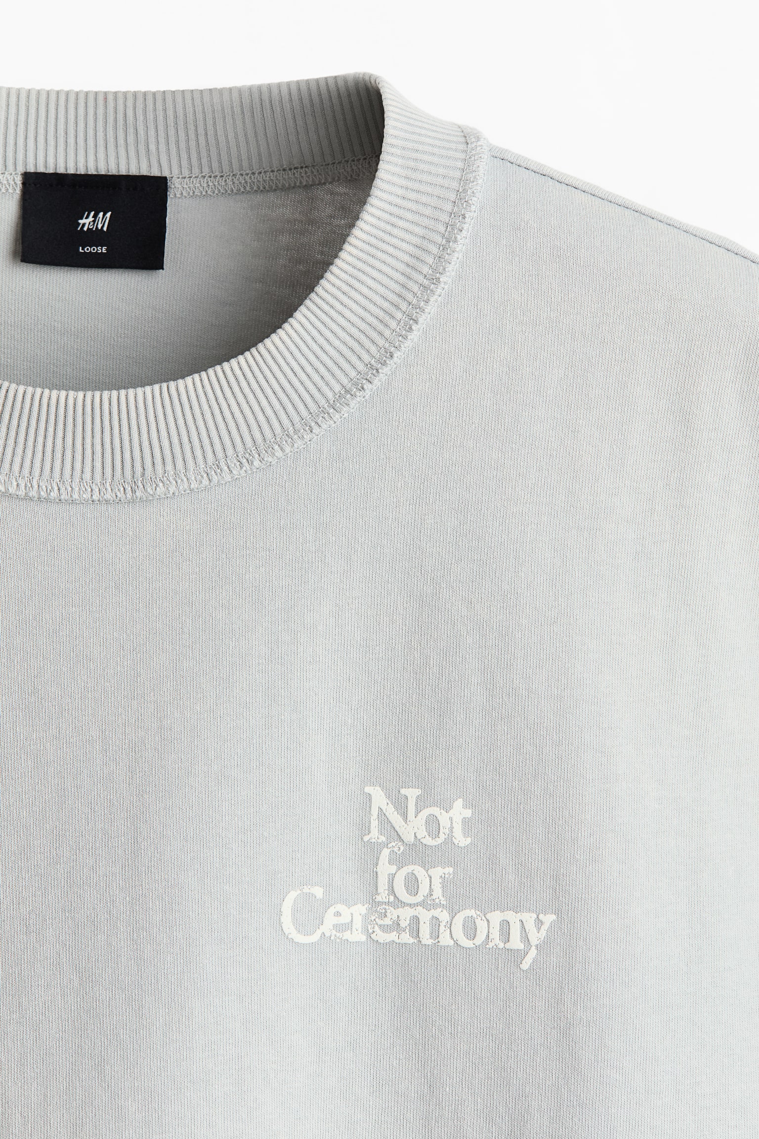 טישירט עם הדפס Loose Fit - אפור בהיר/Not for Ceremony/שחור/Workwear/אפור כהה/Rodeo Sunset/אדום/Sunset - 4