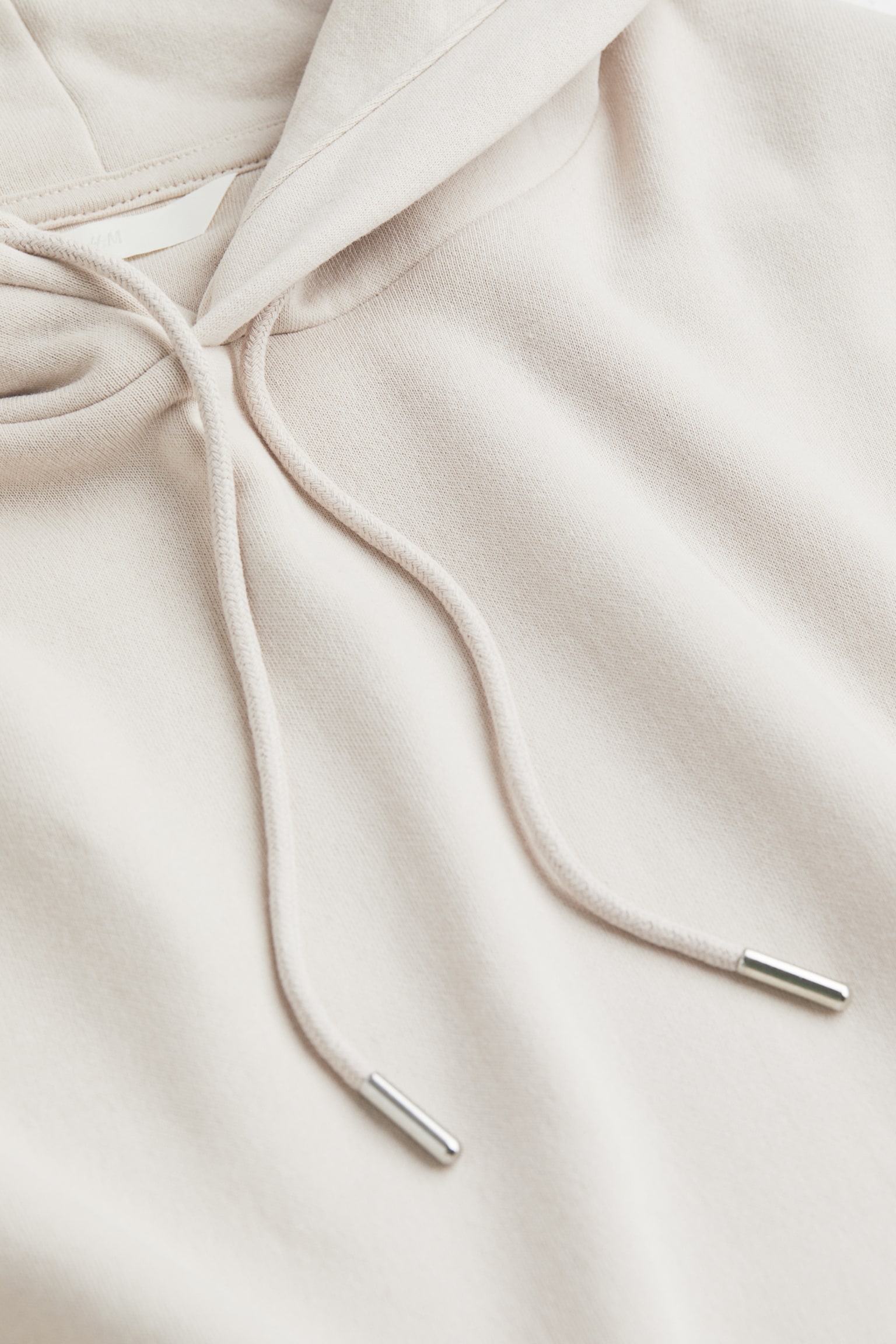 Áo chui đầu có mũ - Màu be nhạt/Màu đen - 2