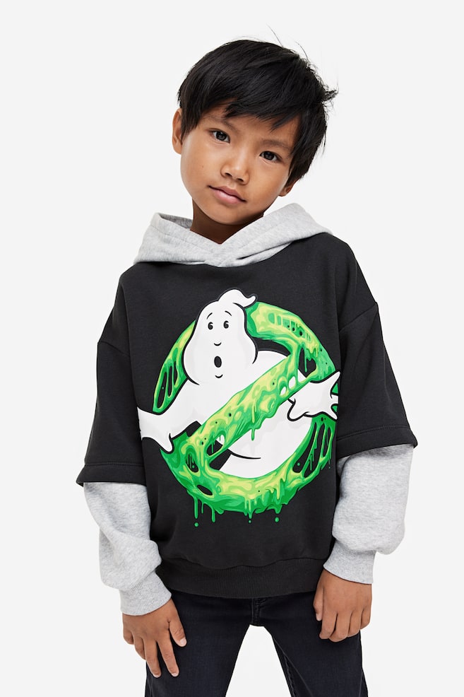Printed hoodie - Black/Ghostbusters - 2