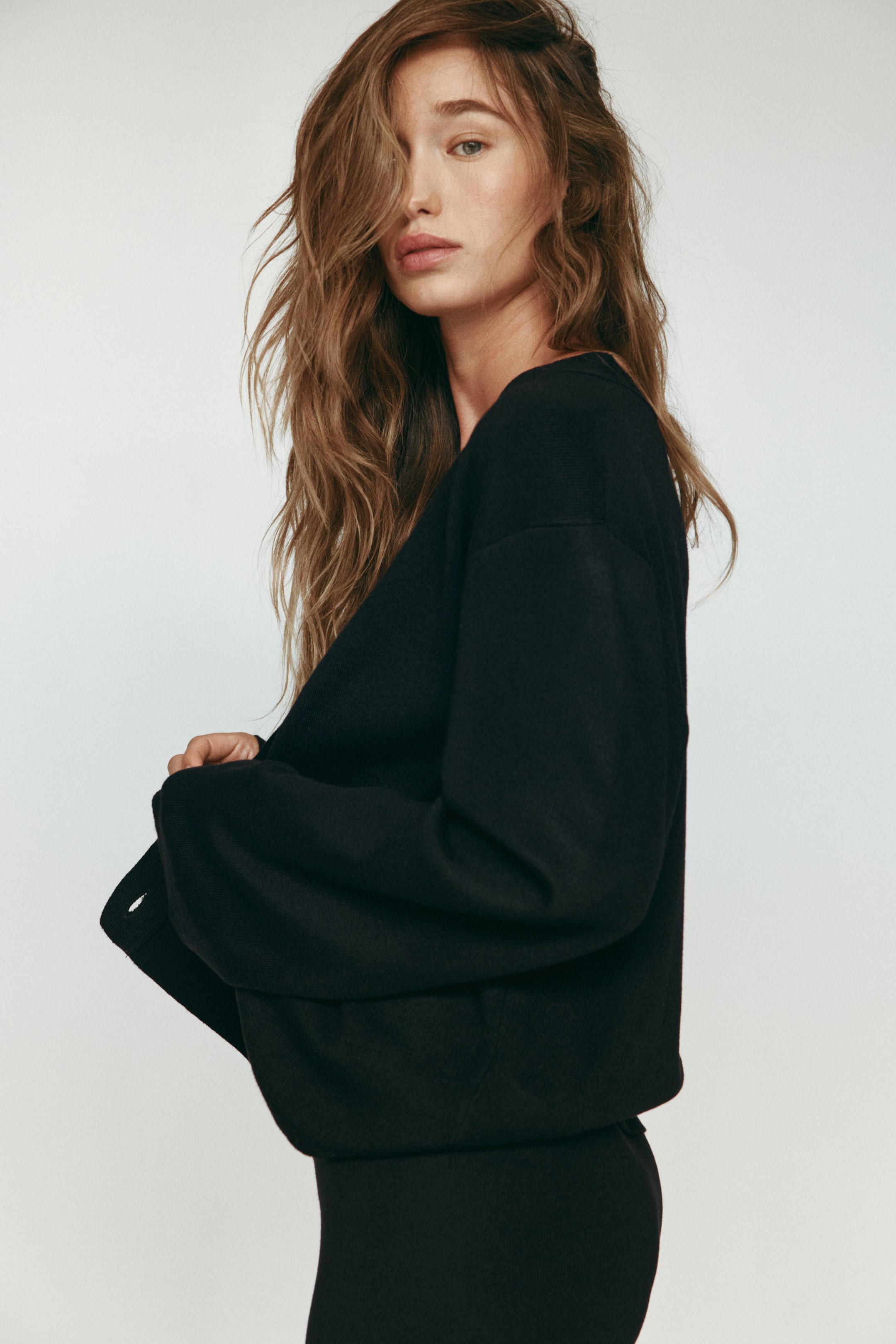 Fine-Knit Cardigan