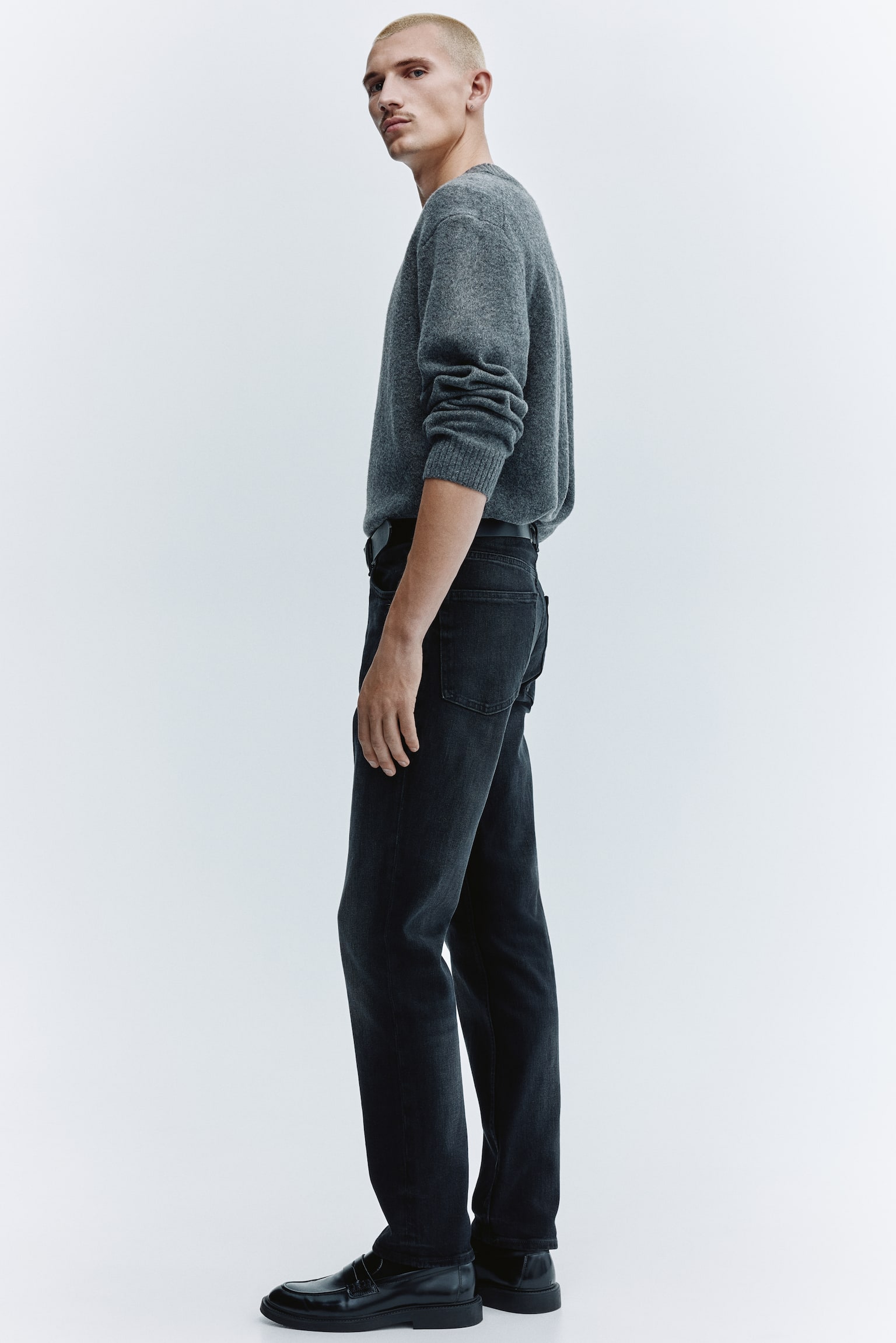 Slim jeans - שחור/כחול ביניים/אפור/כחול כהה - 3