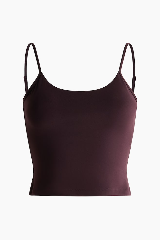 Shelf-Bra Sports Tank Top with SoftMove™ - Chocolate plum/Black/Ivory/Lilac/Butter yellow/Light maroon - 1