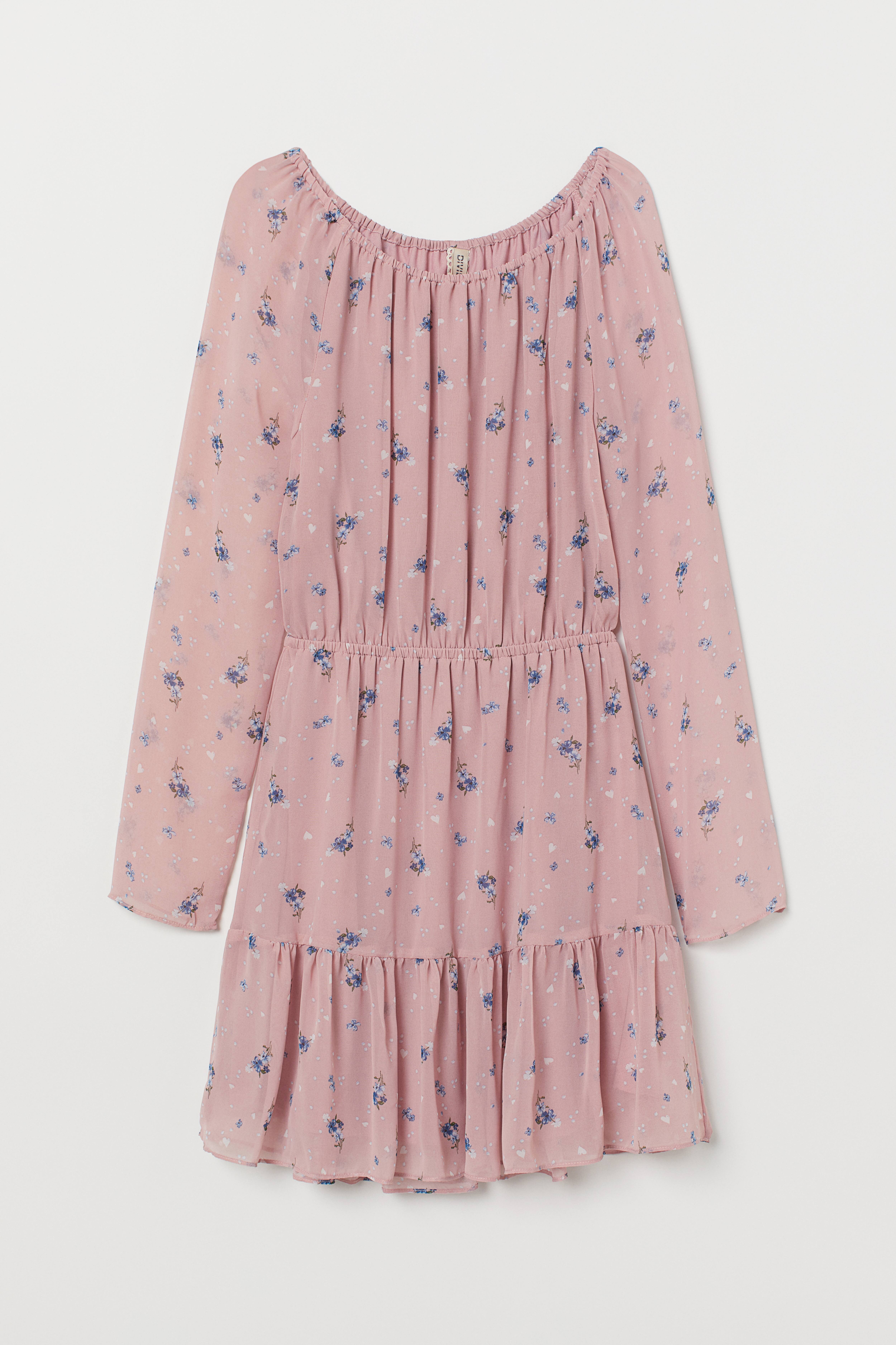 H&m short flounced fashion dress